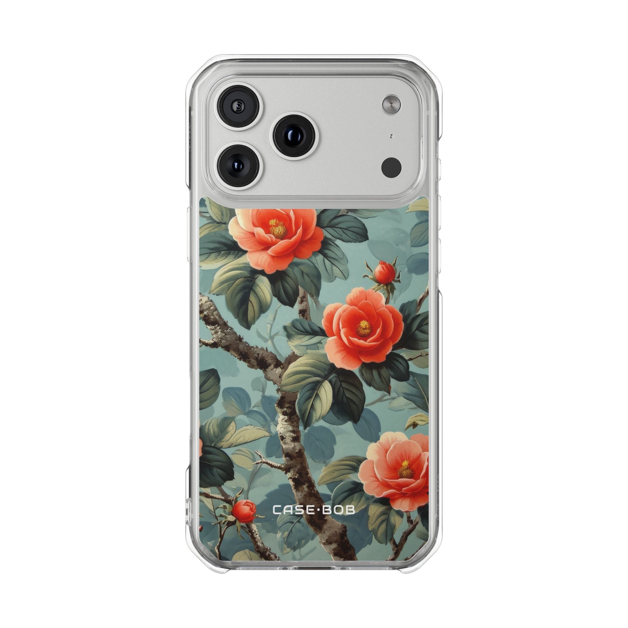 Rød Camellia Radiance iPhone 17 Pro Max Cover - Impact