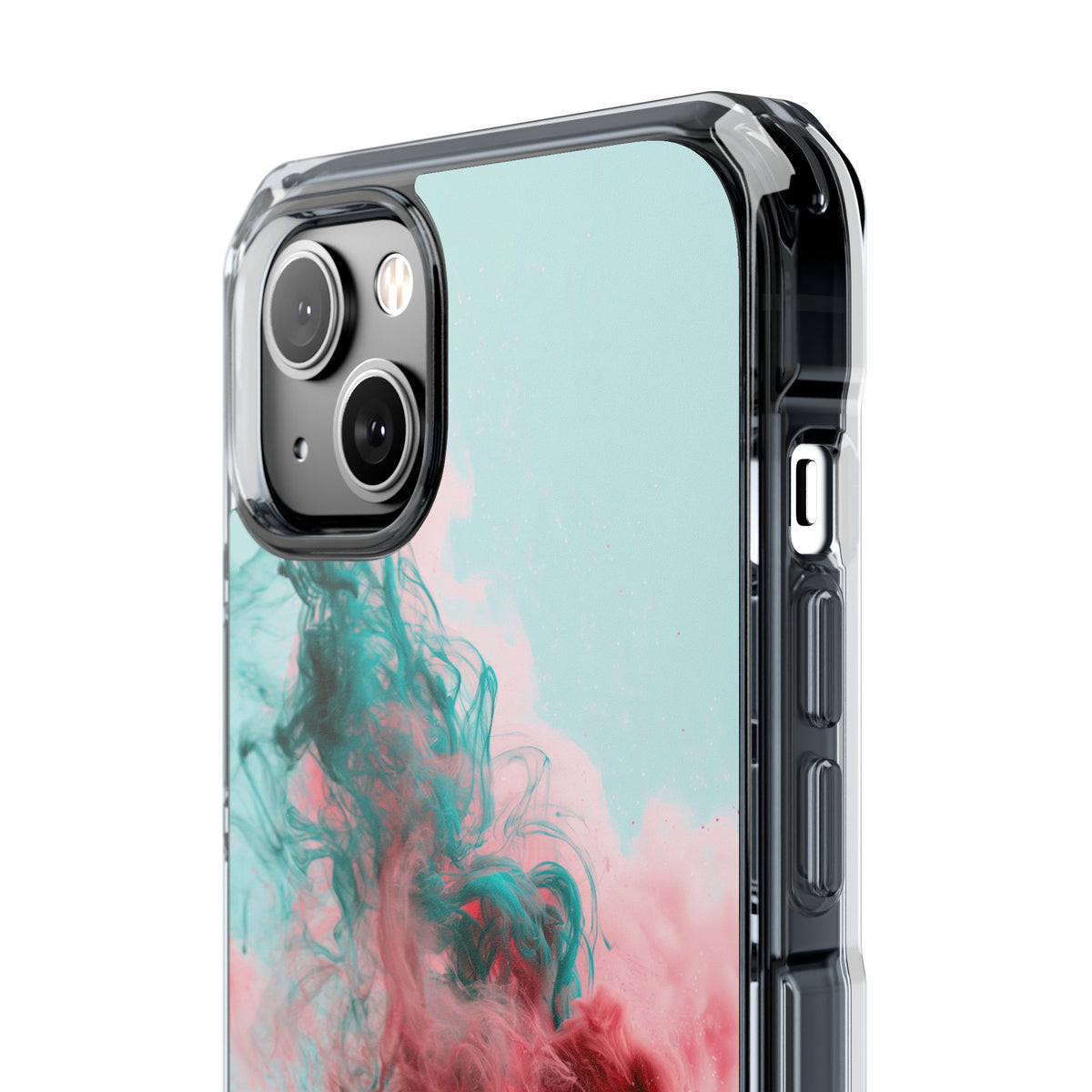 Sonic Bloom · Clear Impact Magnetic Phone Case for iPhone · Red