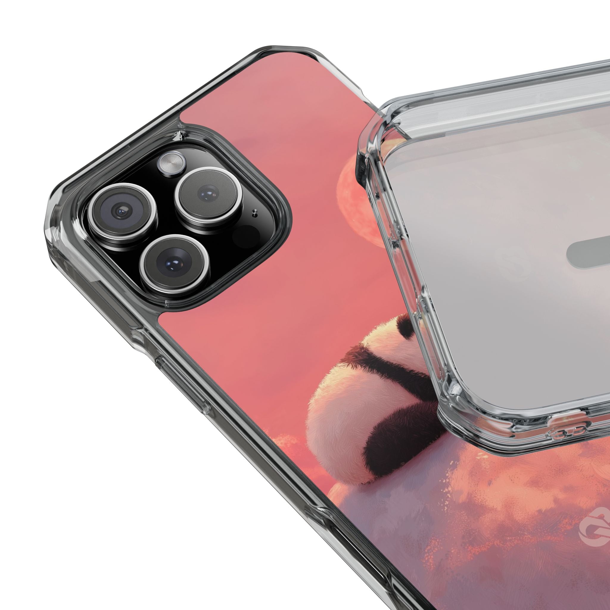 Rose Moon Panda · Impact Coque de téléphone pour iPhone · Magsafe