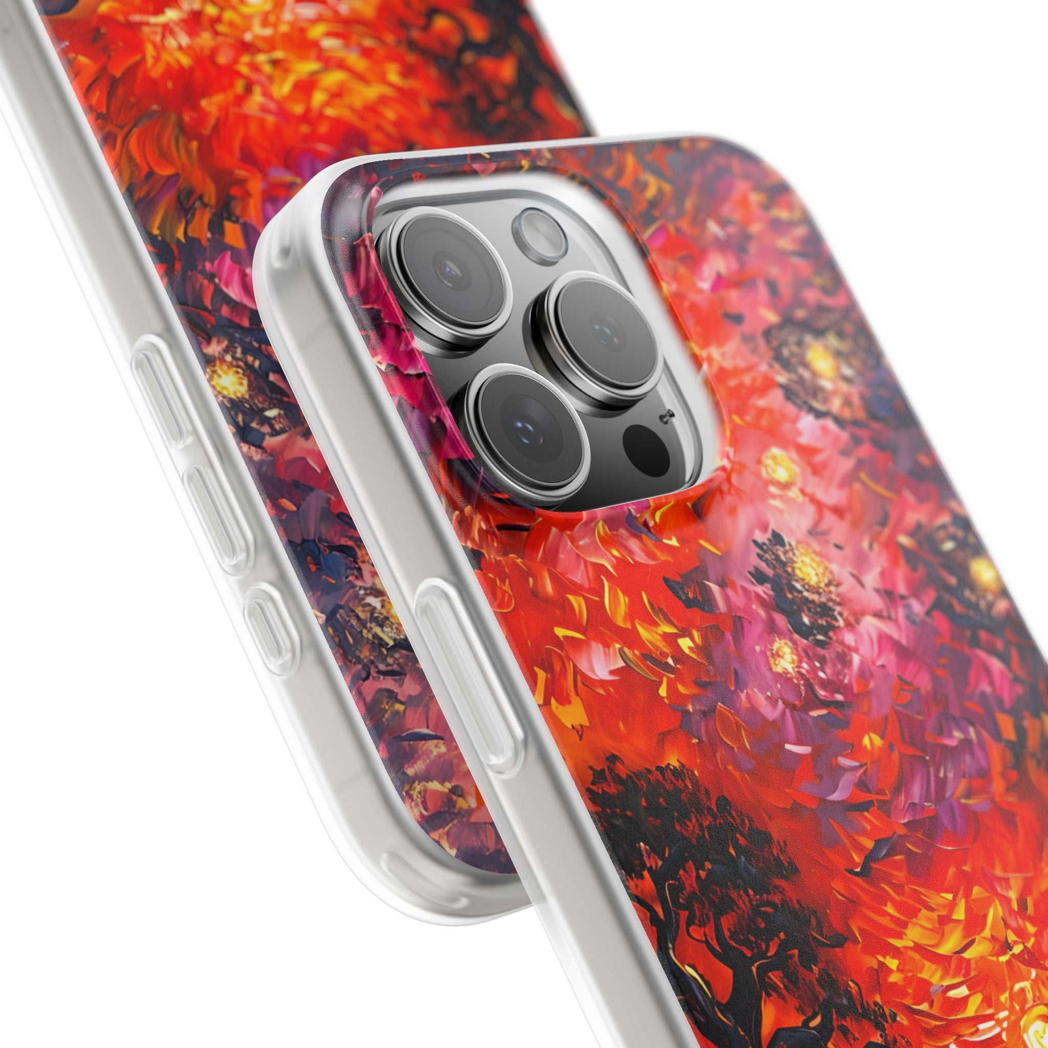 Molten Sky Tree · Soft Handyhülle für iPhone