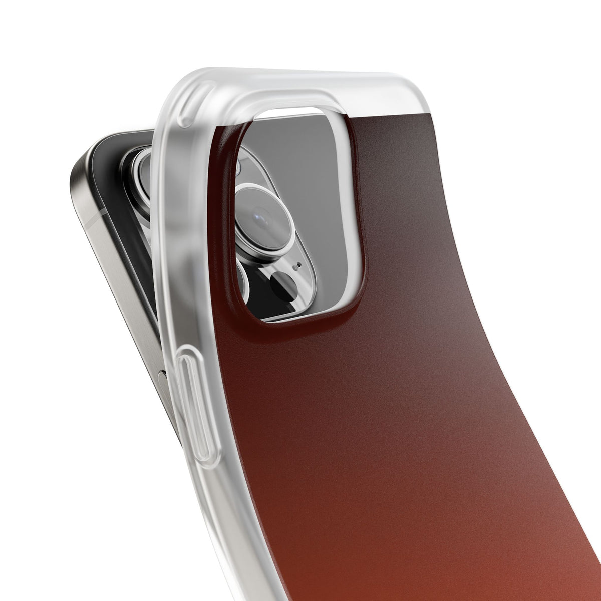 Burnt Amber Spectrum · Lite Phone Case for iPhone · Orange