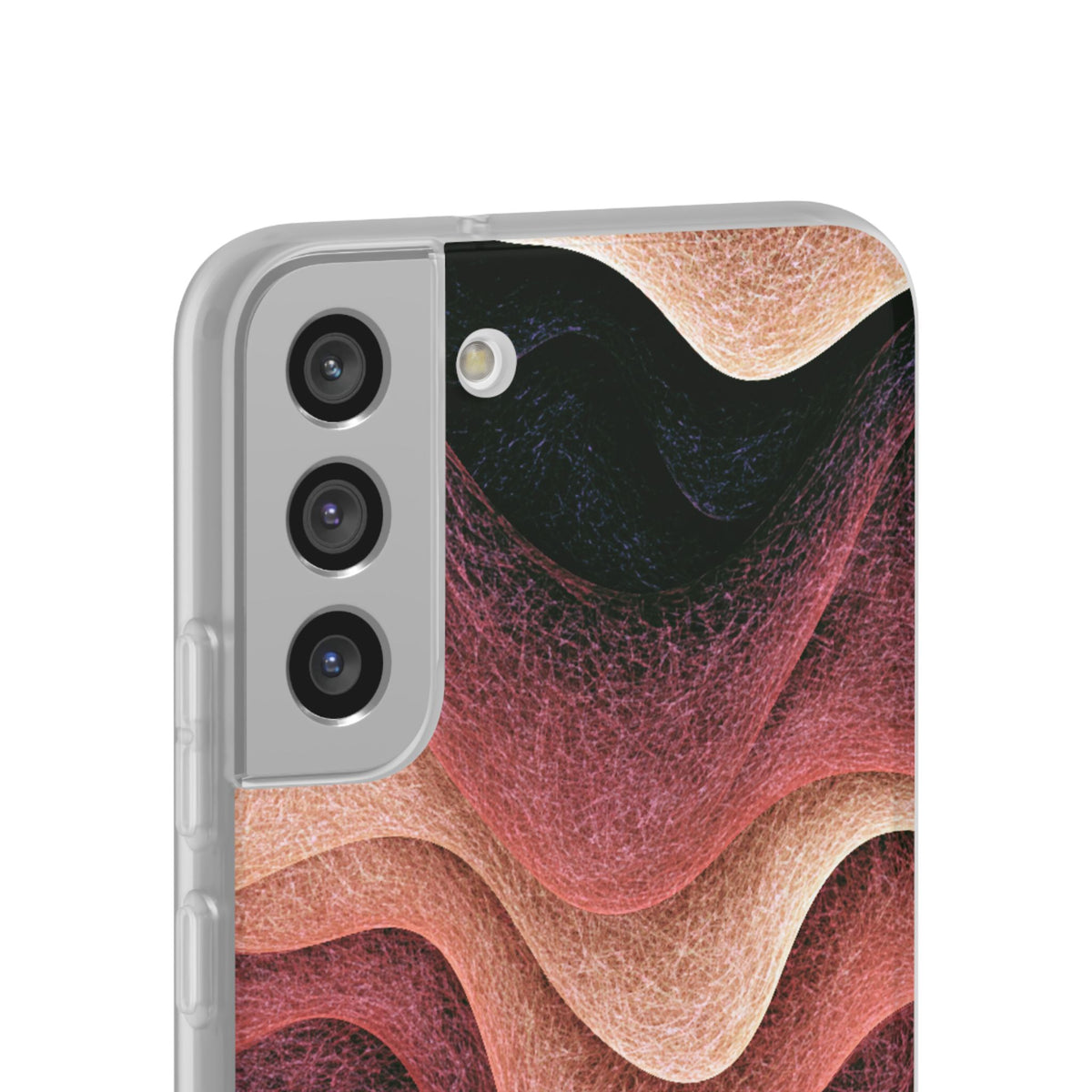 Rose Contour Waves · Lite Phone Case for Samsung · Pink