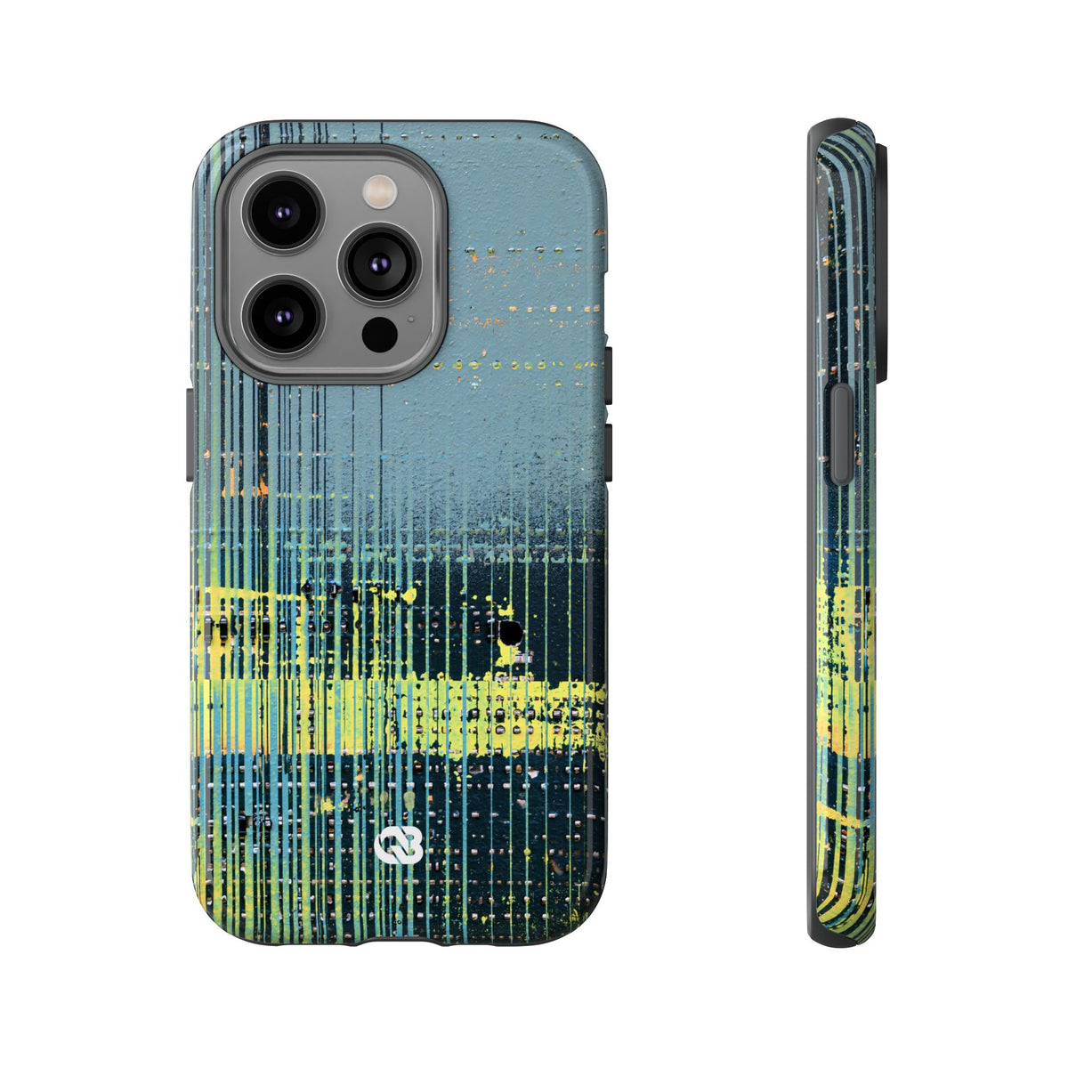 Acid Raster Circuit · Tough Phone Case for iPhone · Teal