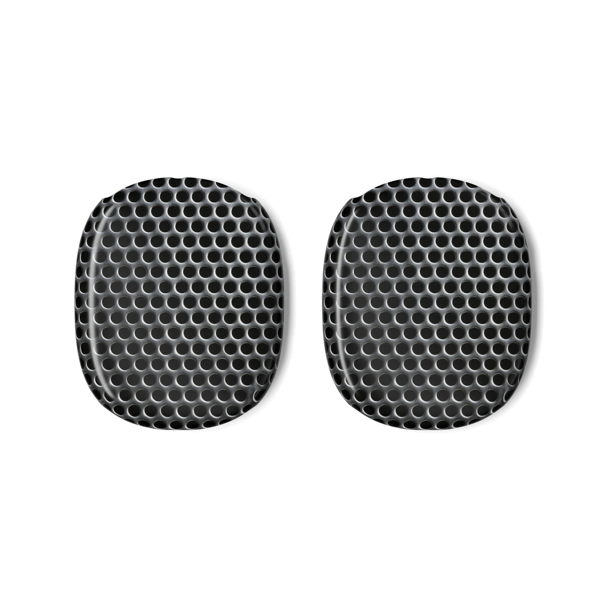 Brushed Perforated Steel · Hard Case for AirPods Max · Silver