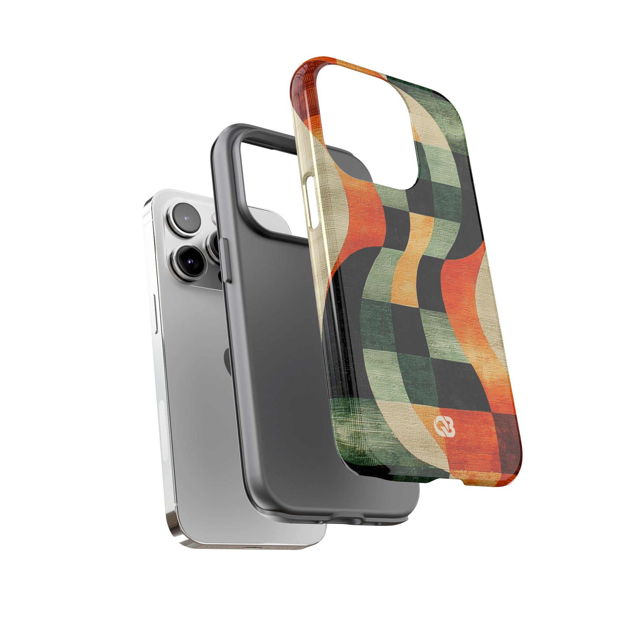 Burnt Orange Curve · Tough Etui na telefon dla iPhone