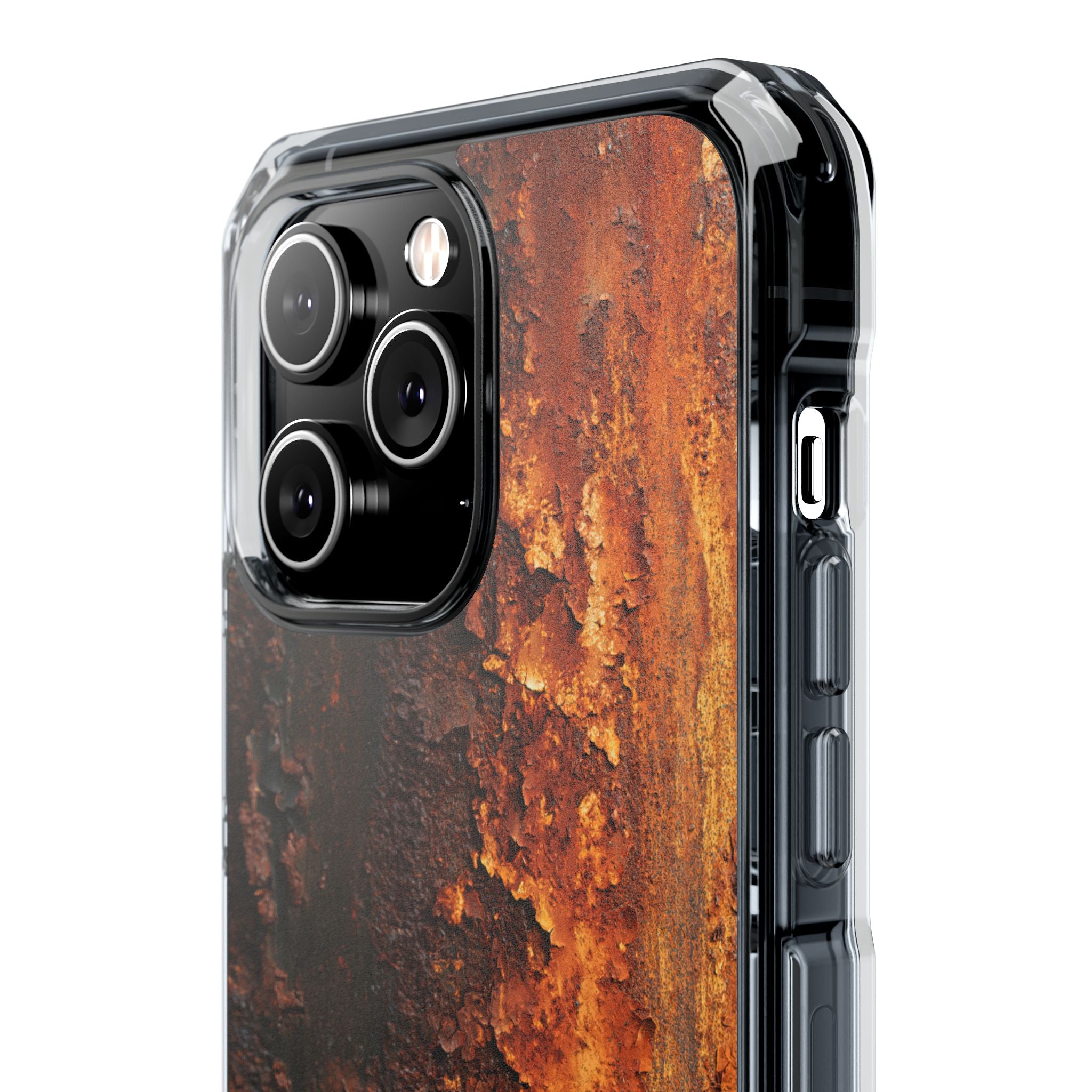 Orange Impact MagSafe Phone Case for iPhone - Oxidized Iron Crust