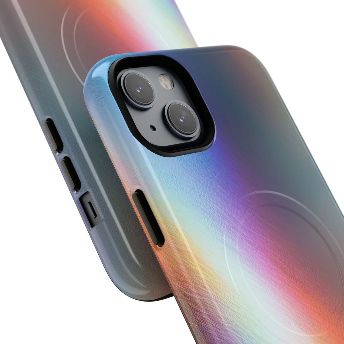 Prismatic Ray · Tough 2.0 Magnetic Phone Case for iPhone · Blue