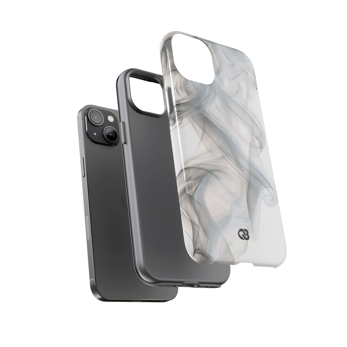 Vapor Noir · Tough Phone Case for iPhone · White