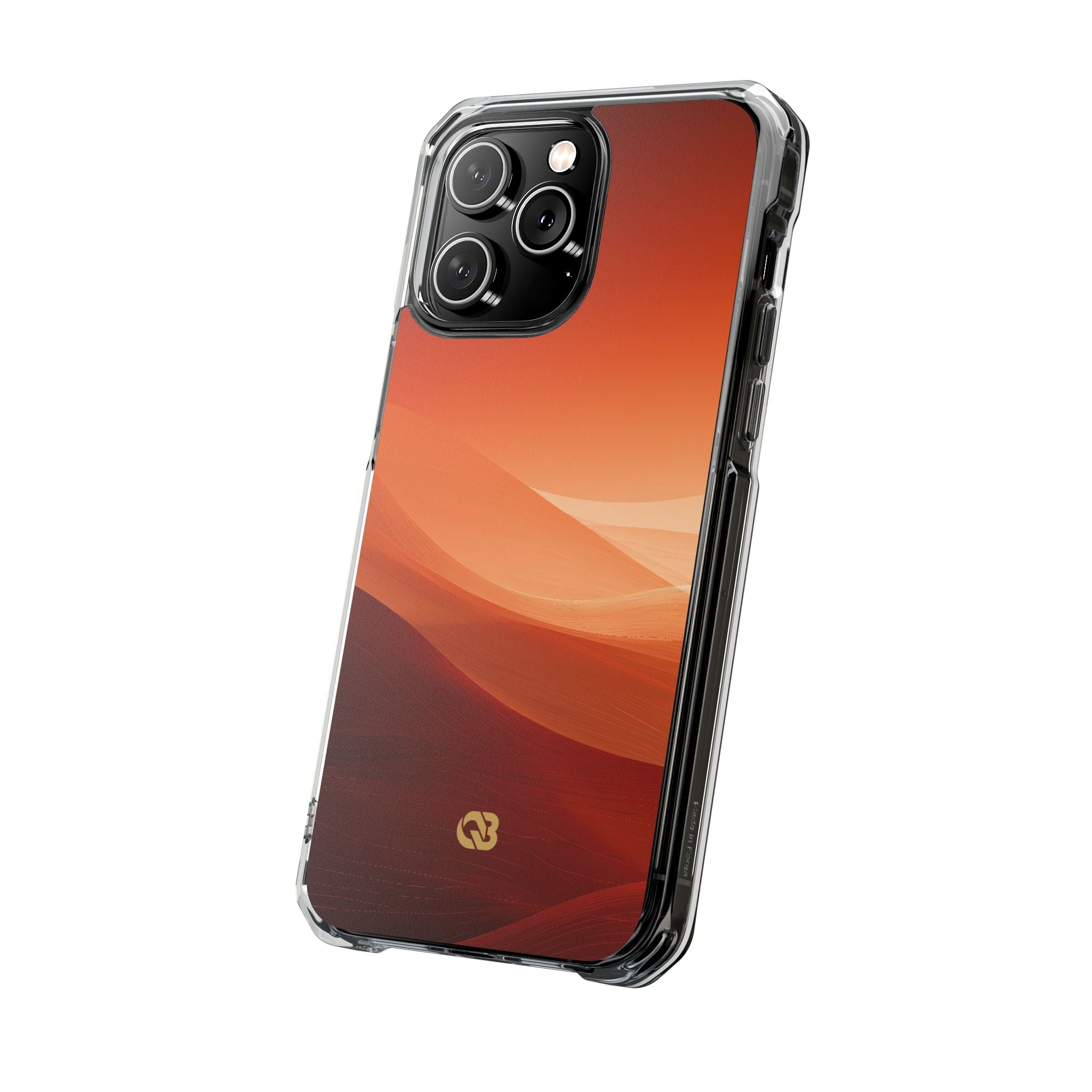 Orange Impact MagSafe Phone Case for iPhone - Crimson Dune Gradient