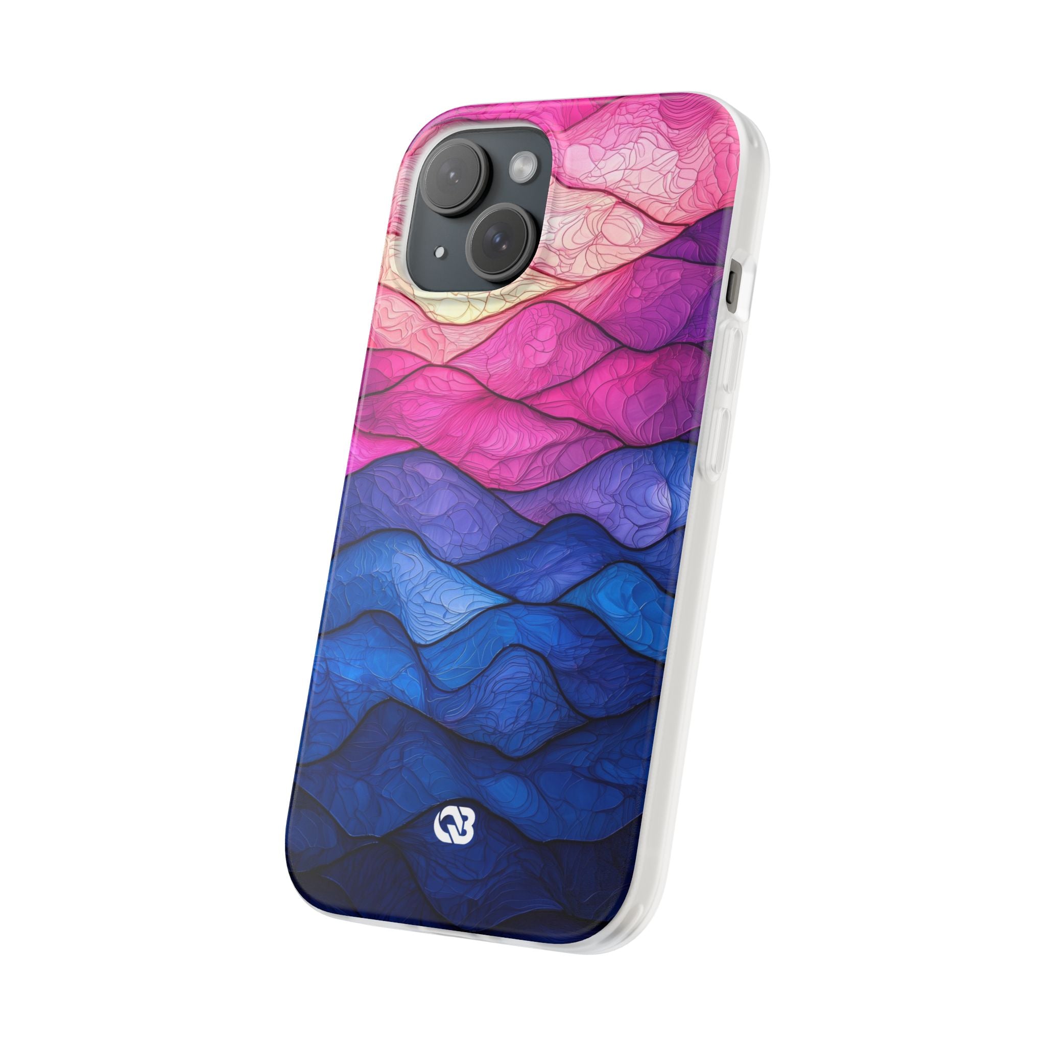 Electric Ridge Flow · Soft Phone Case for iPhone