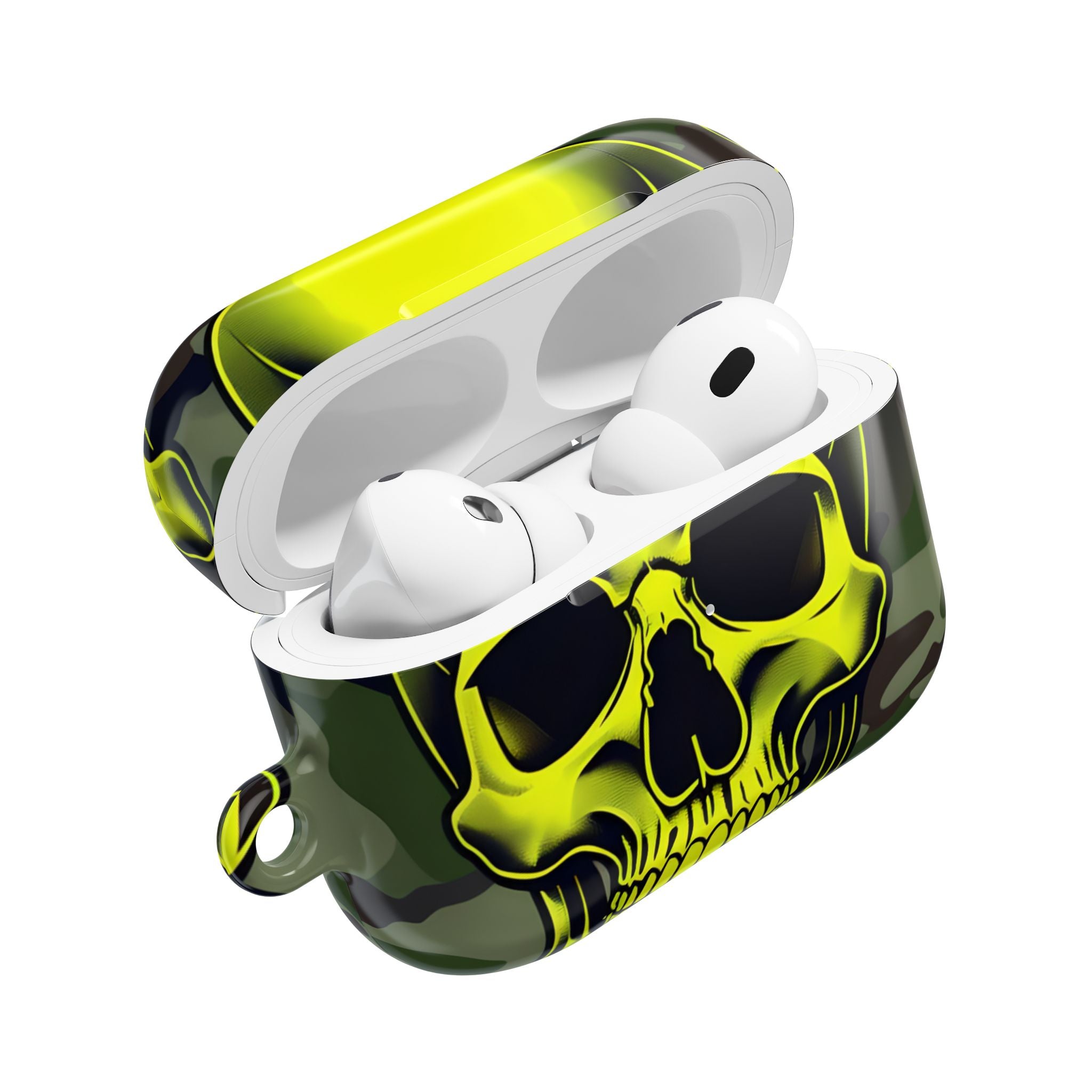 Neon Skull Camo - AirPods Case