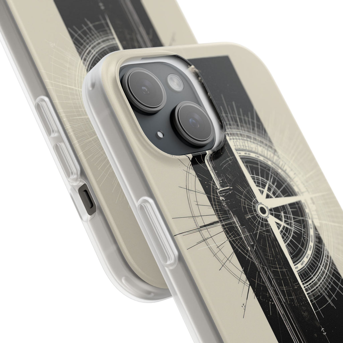 Beige Lite Phone Case for iPhone - Zenith Vector Spire