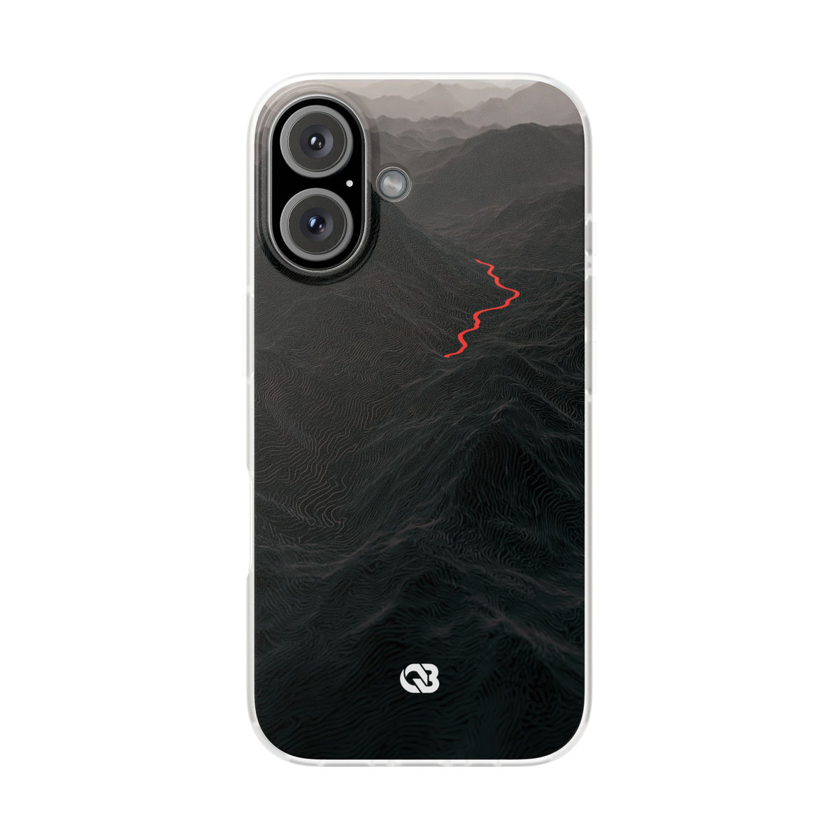 Crimson Ridge Pass · Lite Phone Case for iPhone · Black