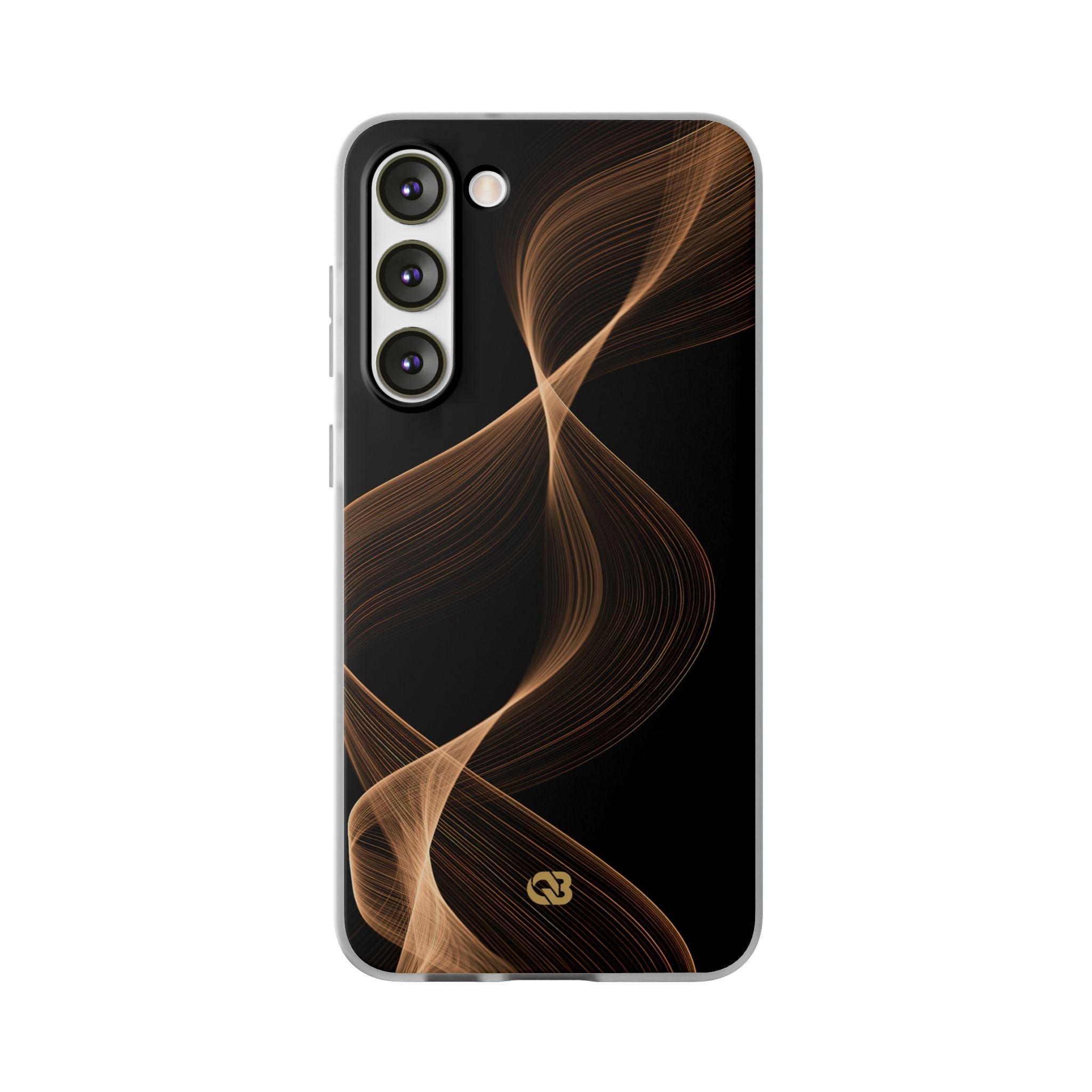 Brown Lite Phone Case for Samsung - Copper Silk Wave
