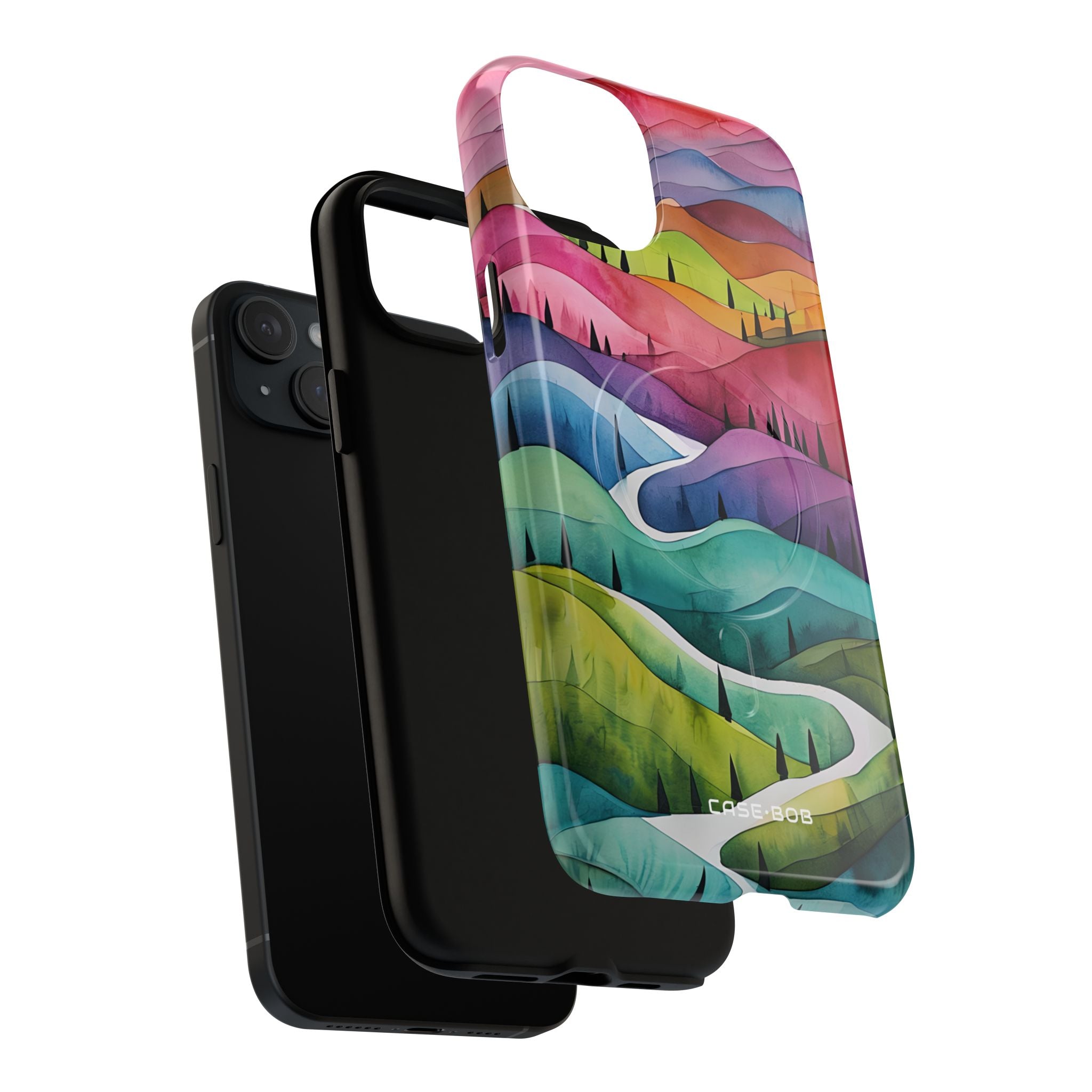 Winding Verdure iPhone 15 Plus Case - Tough+