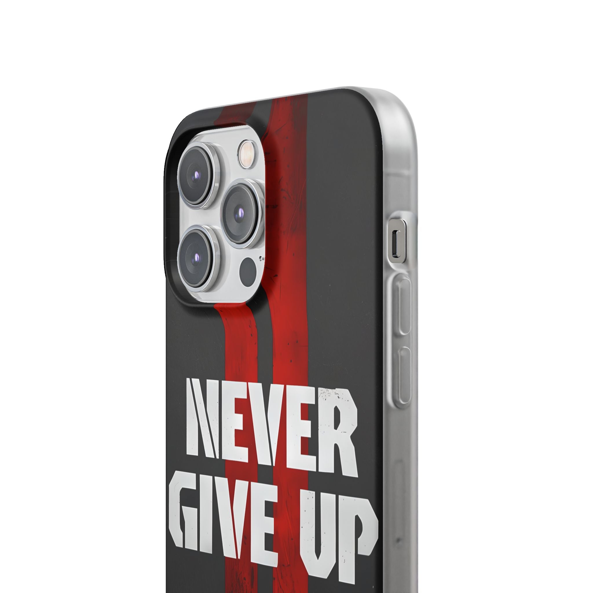 Crimson Grit Resolve · Soft Custodia per iPhone