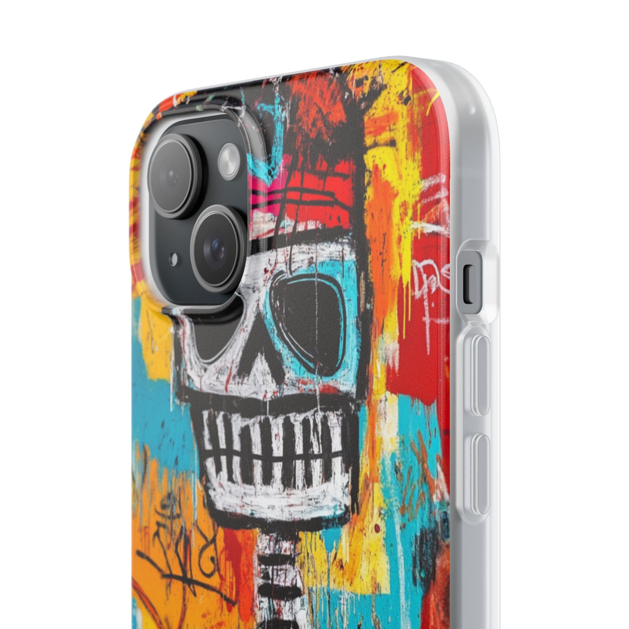 Skeleton Riot iPhone 15 Plus Cover - Blød