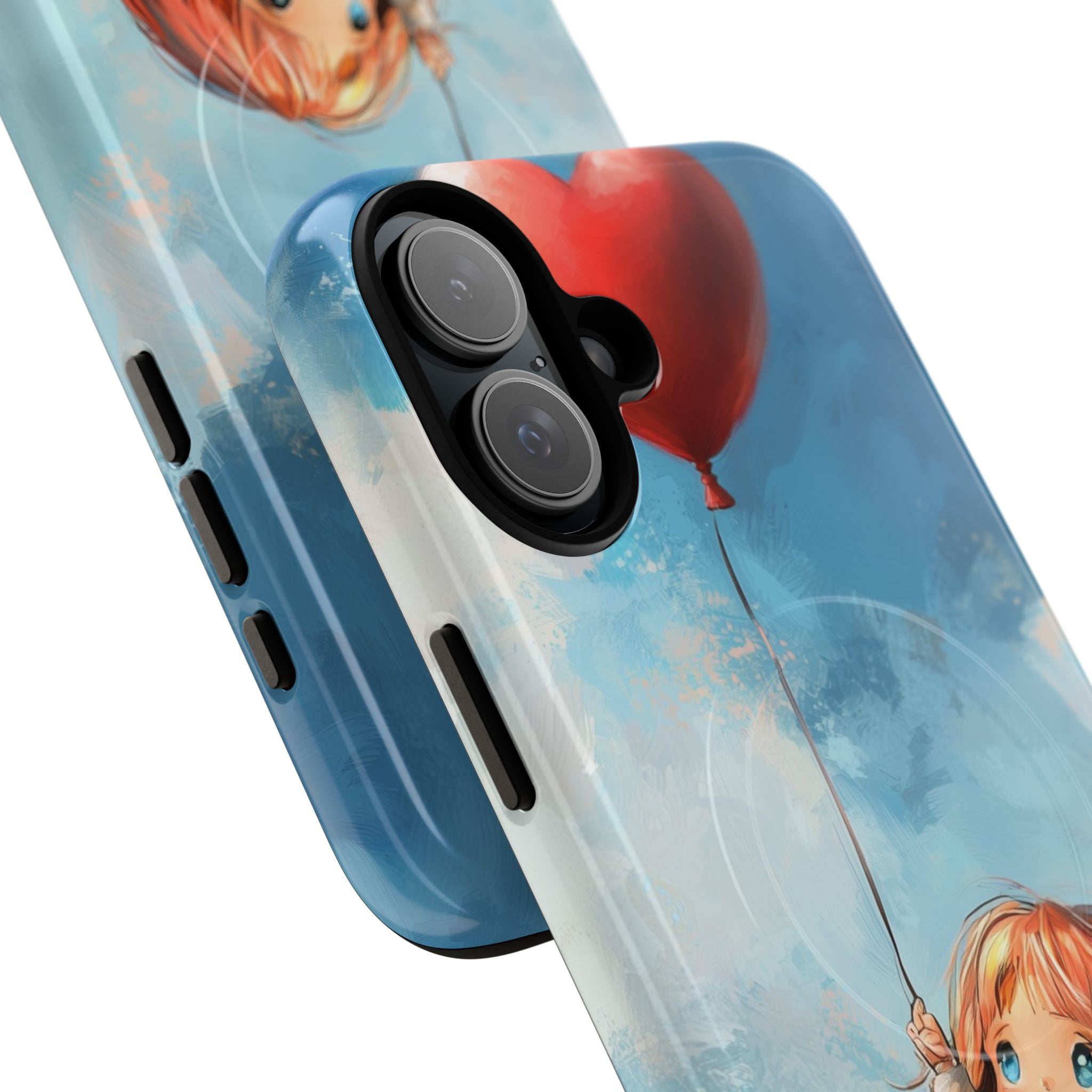 Heart Balloon Whimsy iPhone 16 Plus Case - Tough+