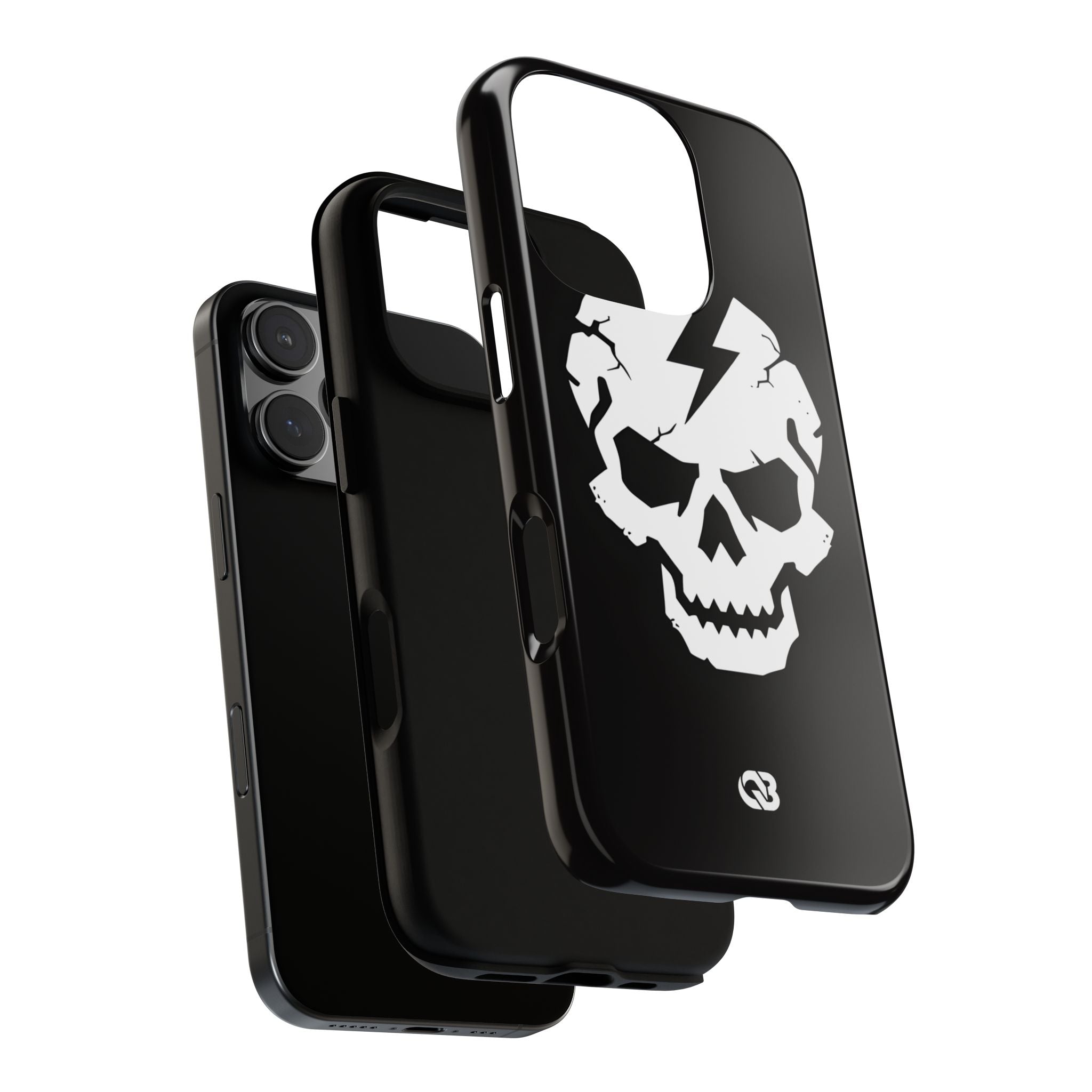 Shattered Bolt Skull · Tough Phone Case for iPhone