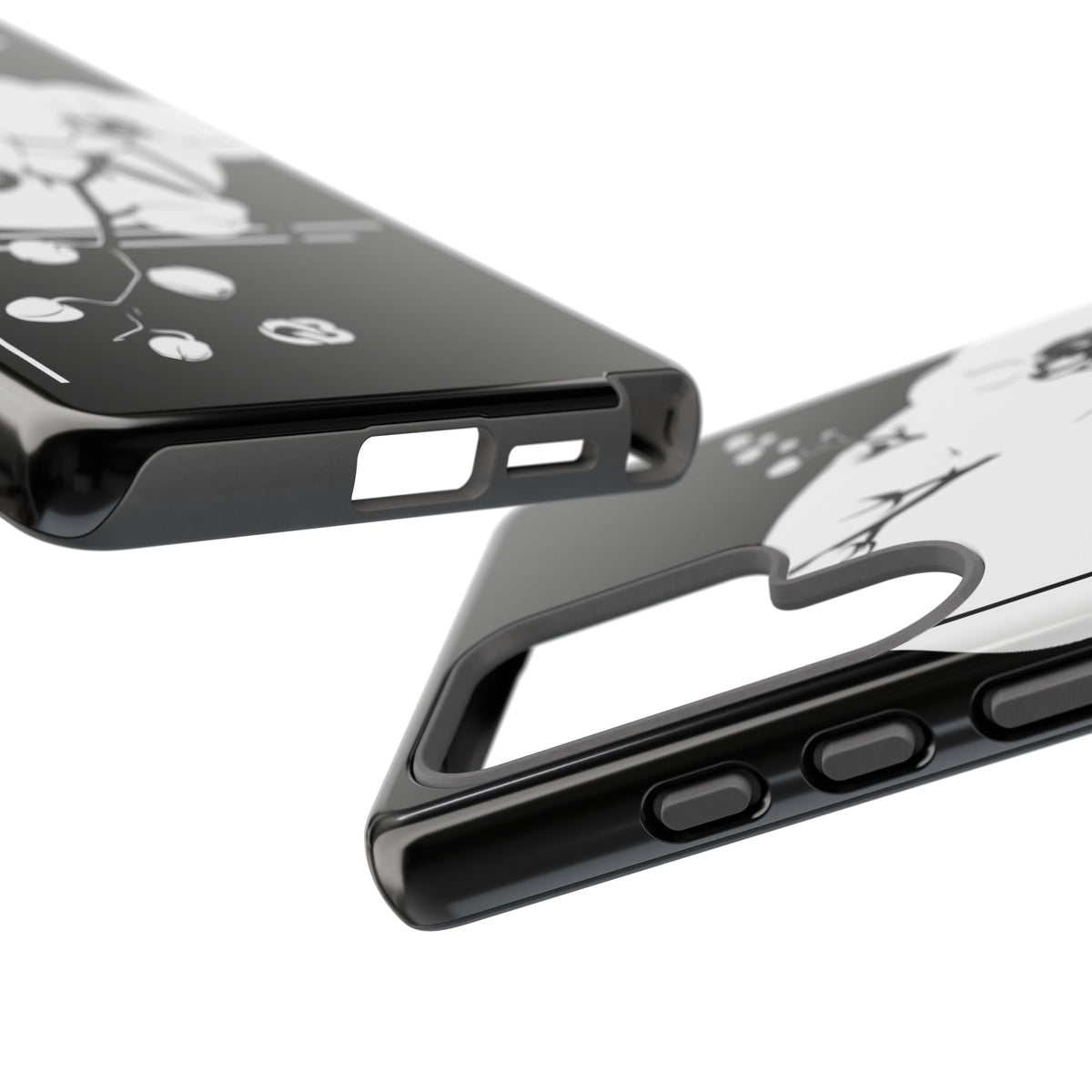 Nocturne Orchid Bloom · Tough Phone Case for Samsung · Black