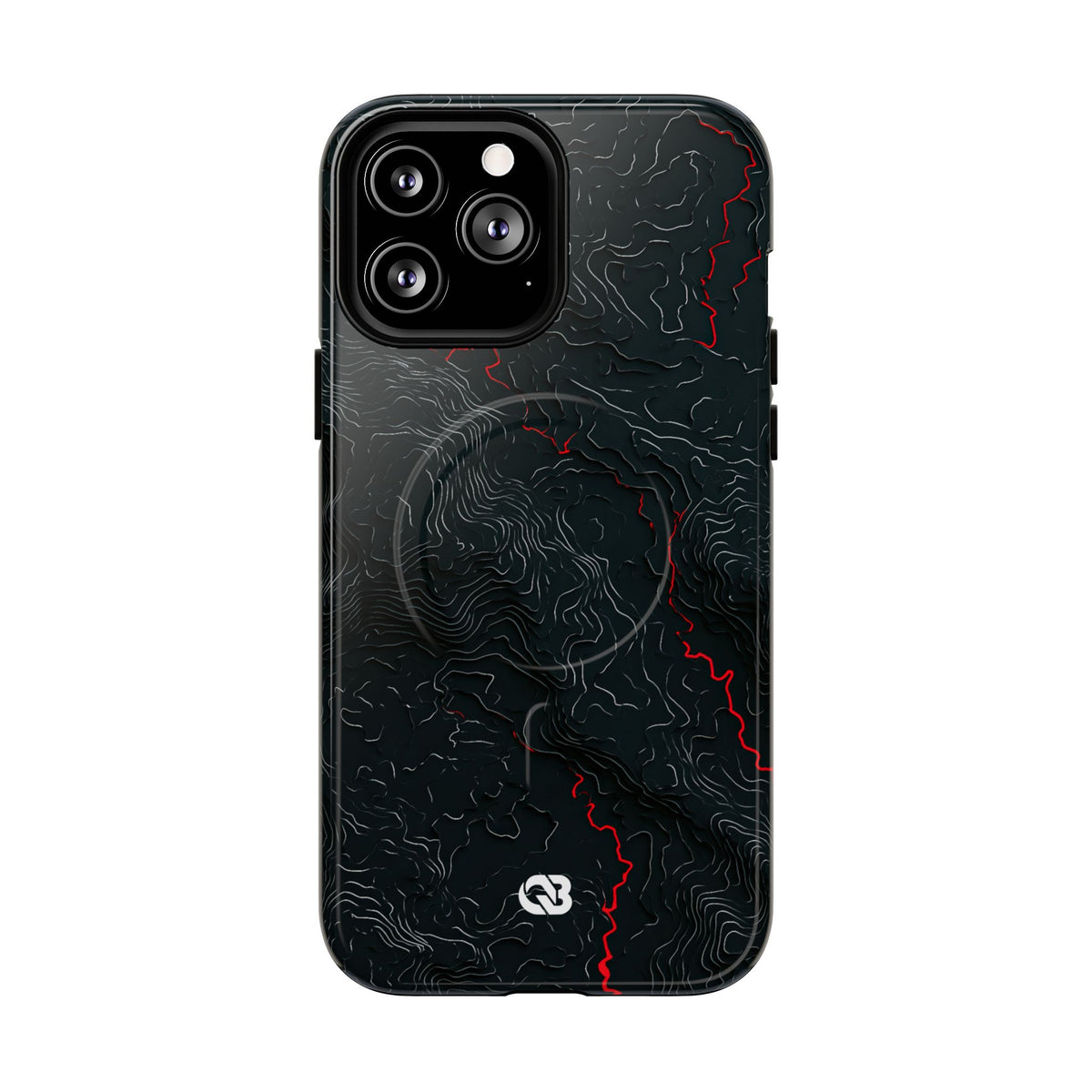 Crimson Rift · Tough 2.0 Magnetic Phone Case for iPhone · Black