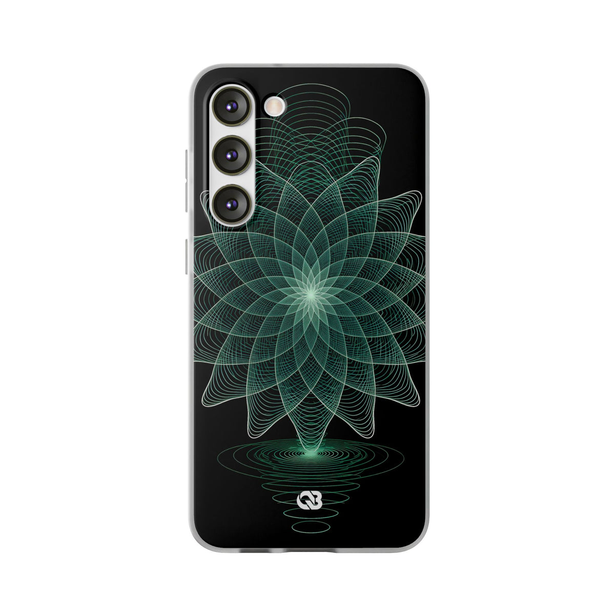 Verdant Harmonic Bloom · Lite Phone Case for Samsung · Black