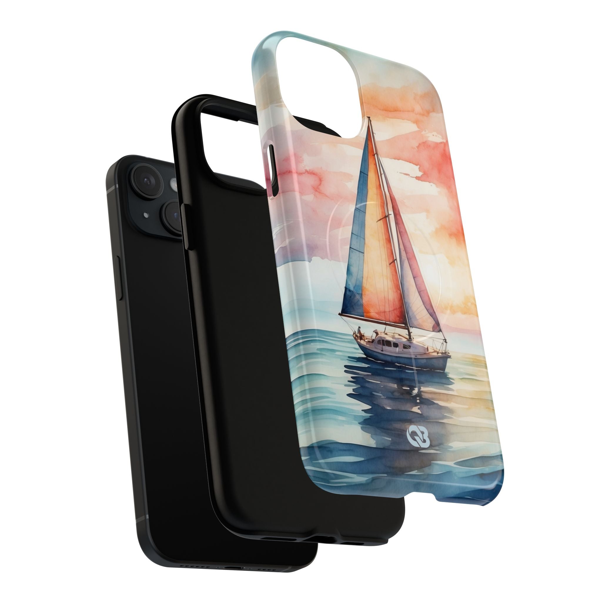 Crimson Horizon Sail · Tough+ Phone Case for iPhone · Magsafe