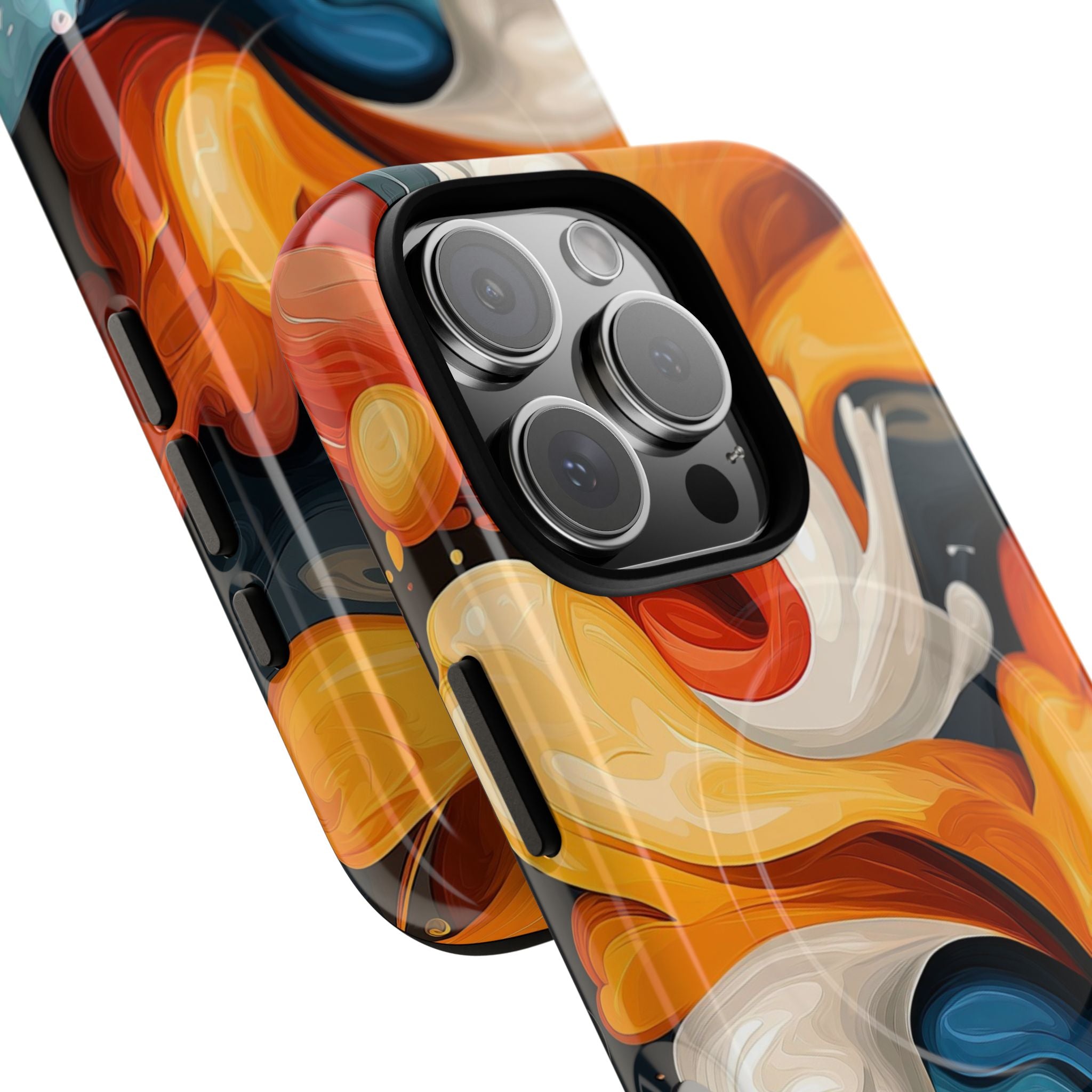 Crimson Ribbon iPhone 16 Pro Cover - Tough+