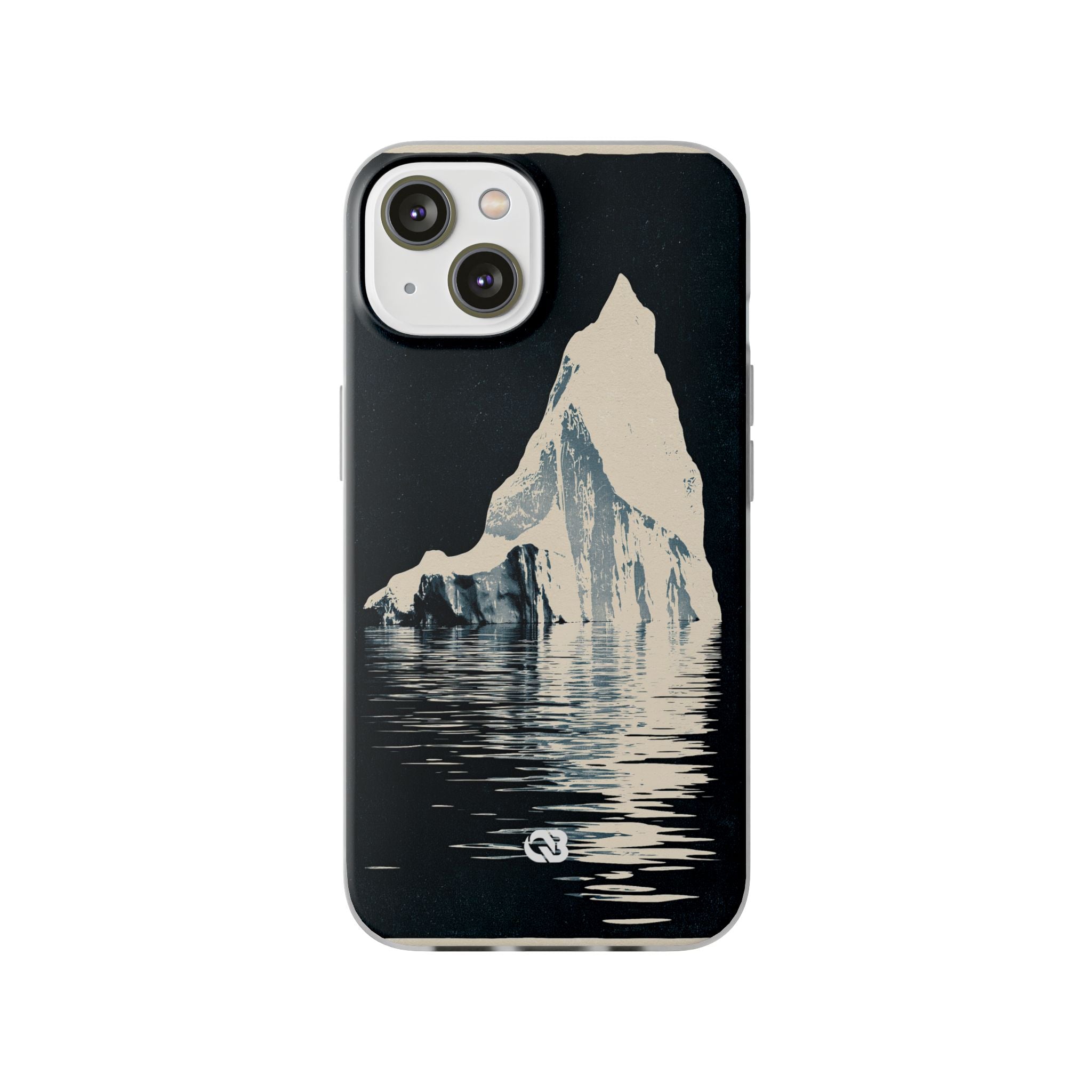 Blue Lite Phone Case for iPhone - Frozen Navy Monolith