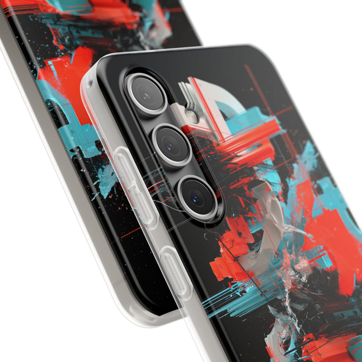 Fragmented Cyber Core · Lite Phone Case for Samsung · Black