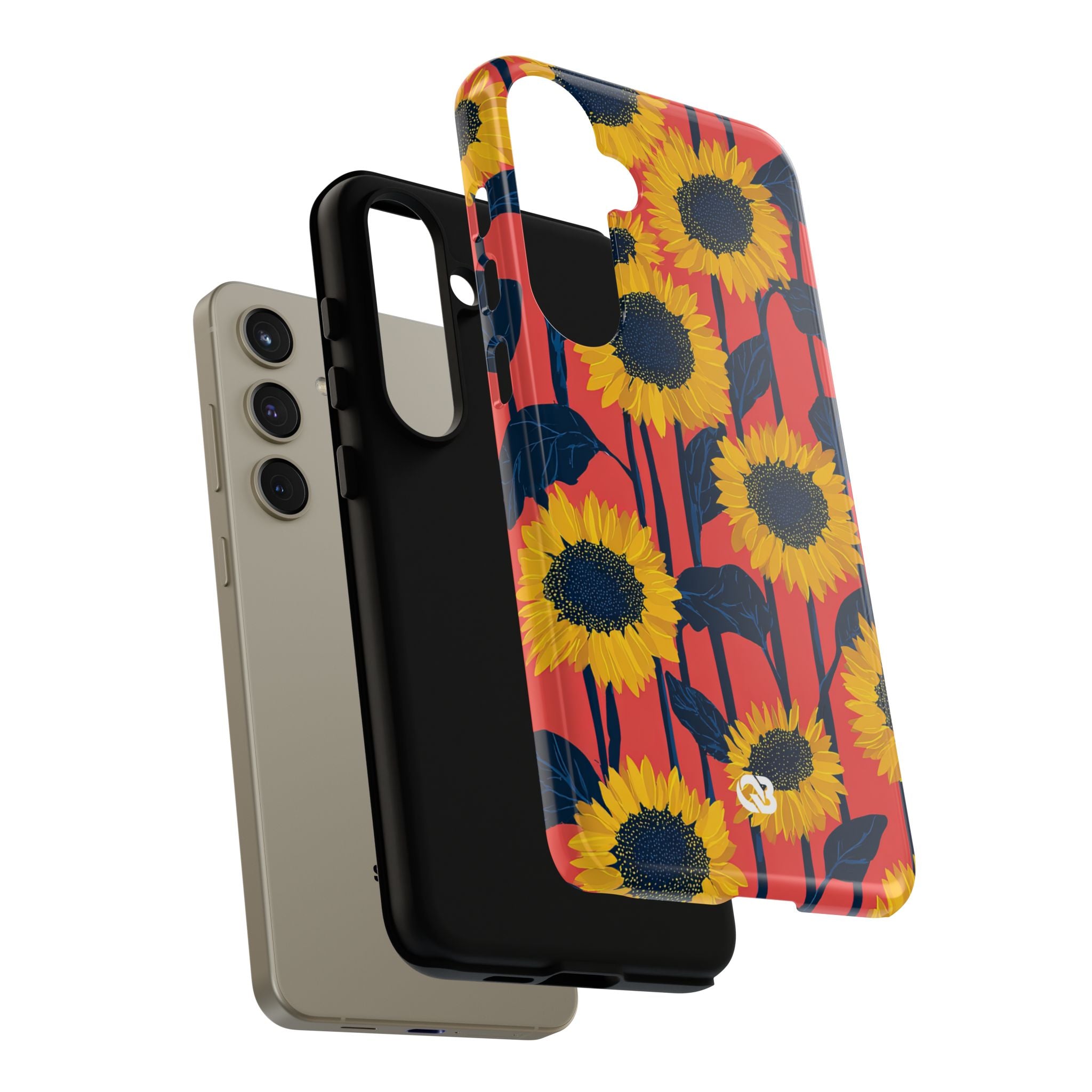 Solar Navy Bloom · Tough Phone Case for Samsung