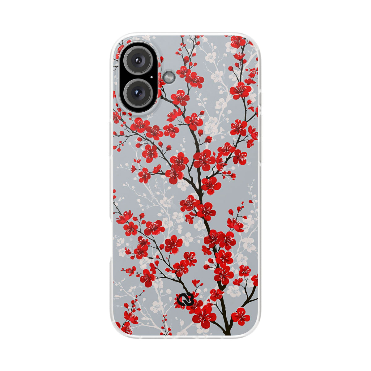Scarlet Plum Blossom · Lite Phone Case for iPhone · Red