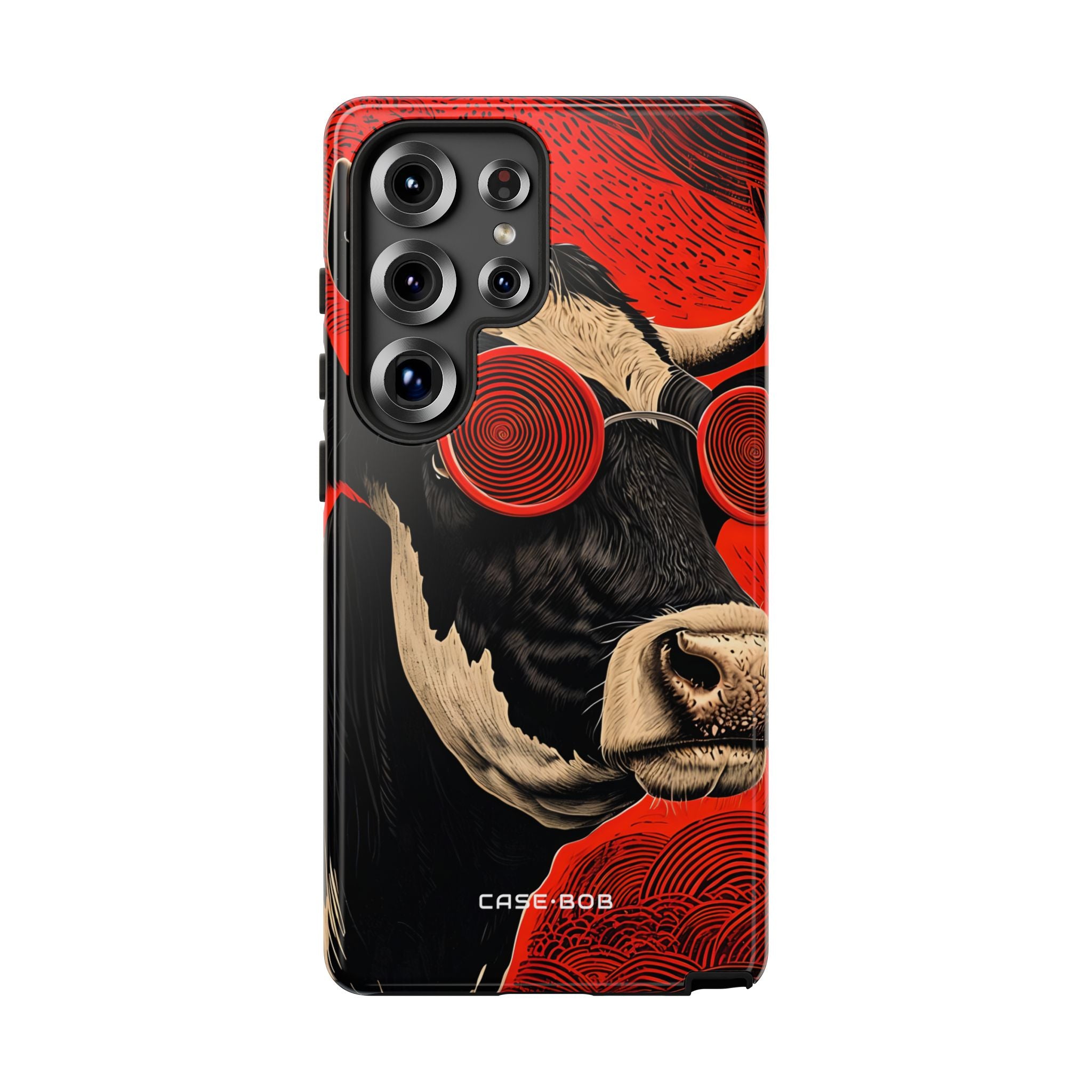 Hypnotic Cow Samsung S25 Ultra Case - Tough