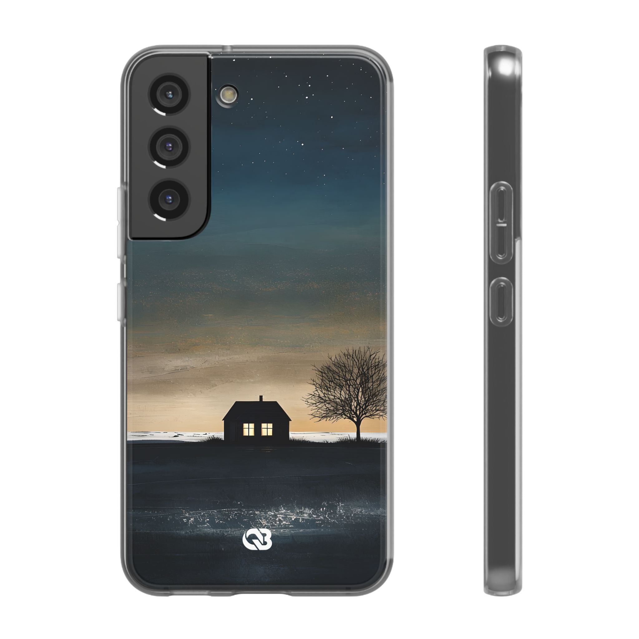 Midnight Cabin Glow · Soft Phone Case for Samsung