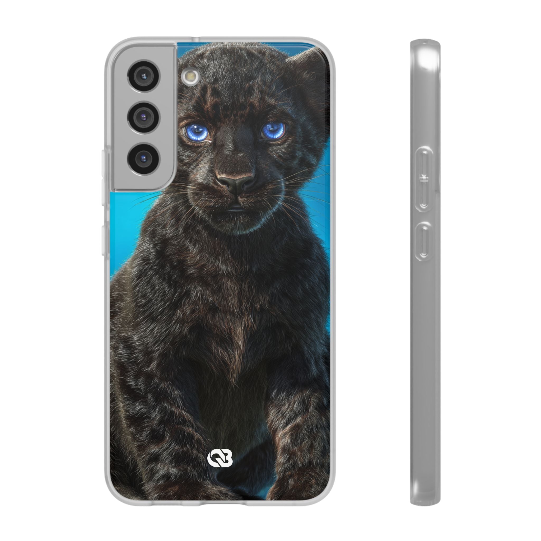 Sapphire Gaze Panther · Soft Handyhülle für Samsung