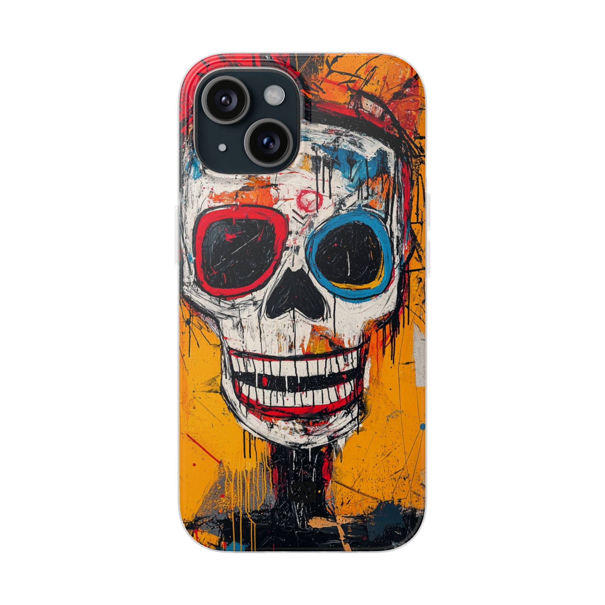Vivid Graffiti Skull · Soft Custodia per iPhone