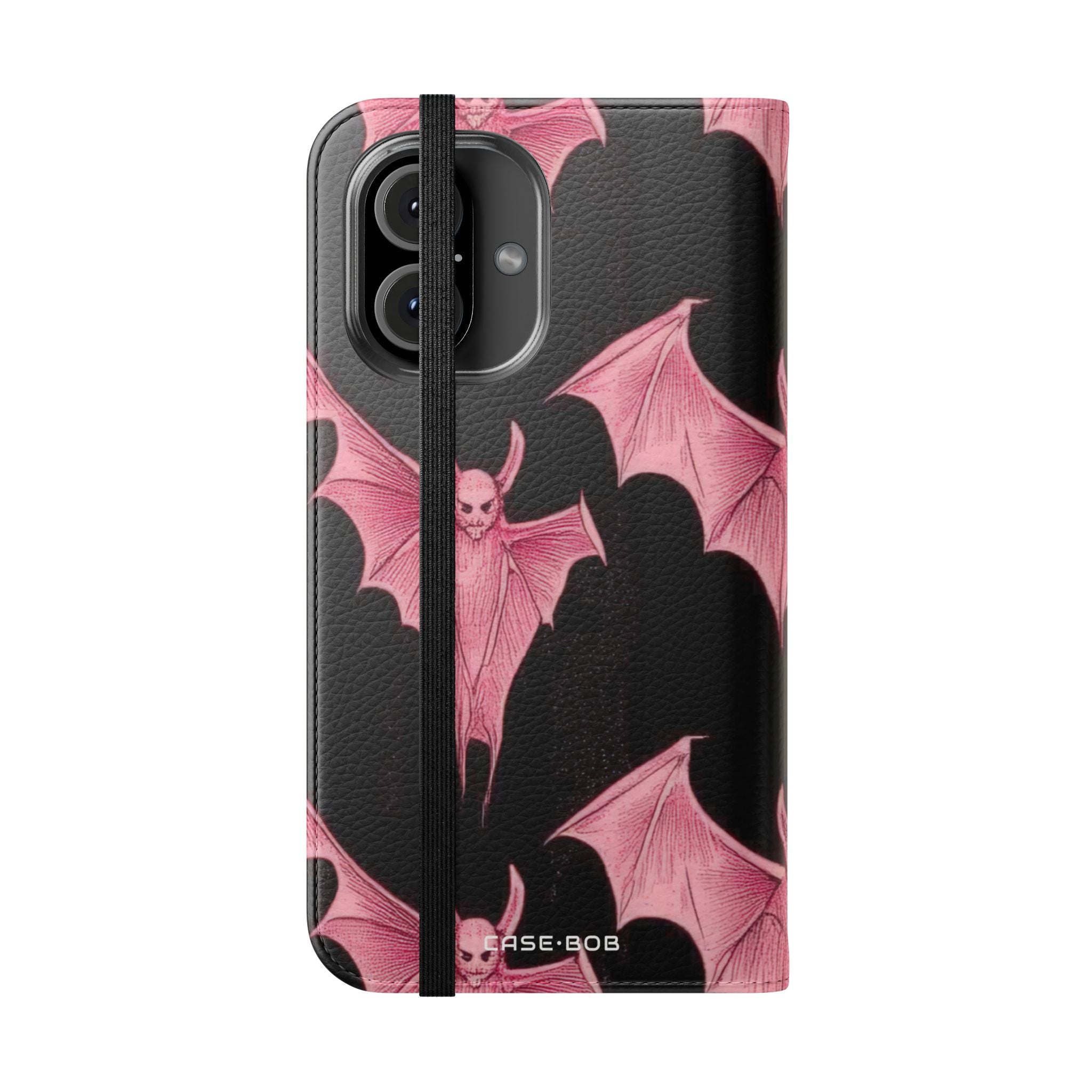 Pink Batwave - iPhone 16 Case - Wallet