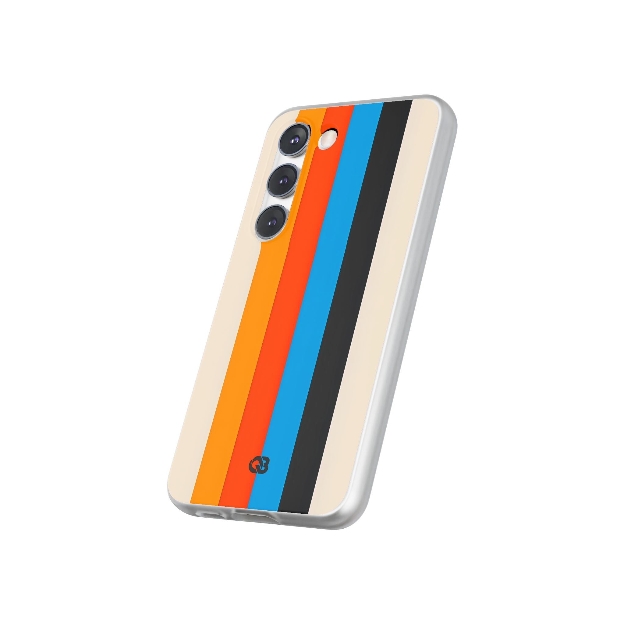 Retro Racing Stripes · Soft Handyhülle für Samsung