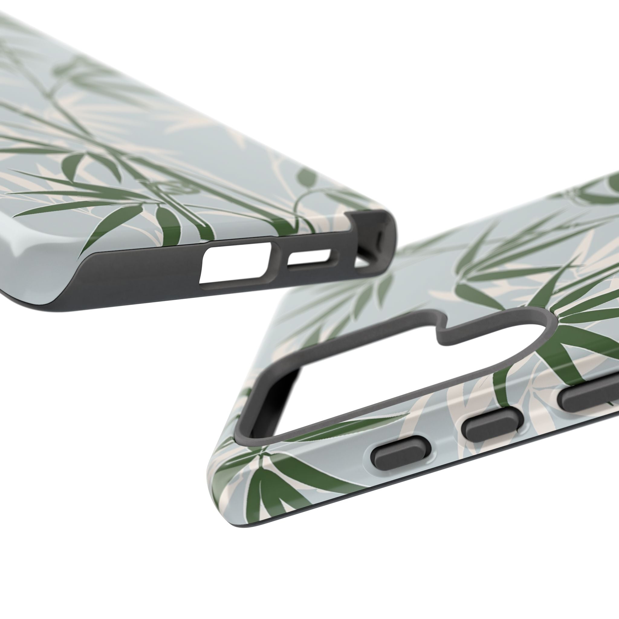 Green Tough Phone Case for Samsung - Kyoto Bamboo Canopy