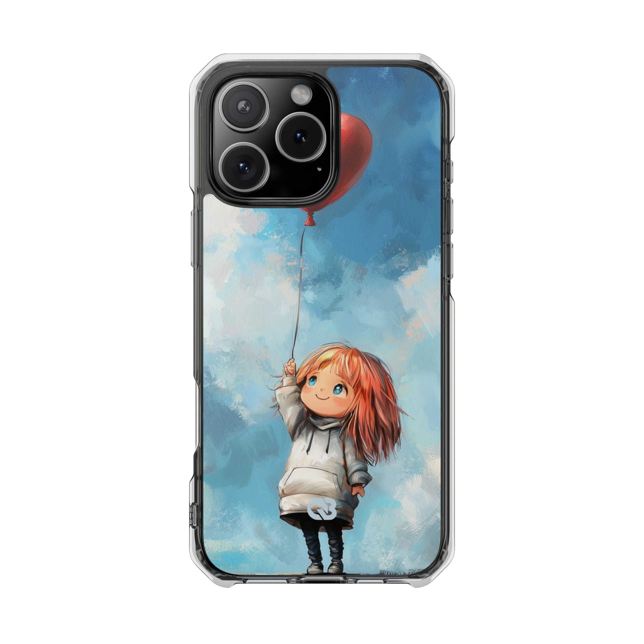 Crimson Heart Sky · Impact Phone Case for iPhone · Magsafe