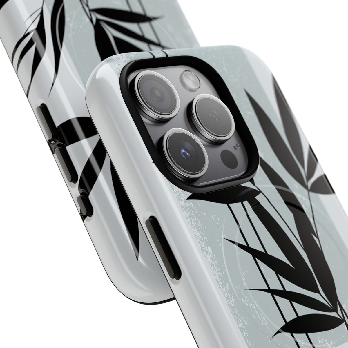 Zen Bamboo Silhouette · Tough 2.0 Magnetic Phone Case for iPhone · Green