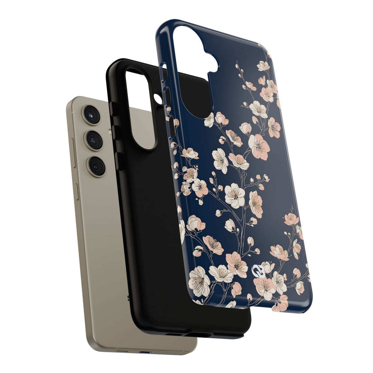 Midnight Plum Blossom · Tough Phone Case for Samsung · Blue