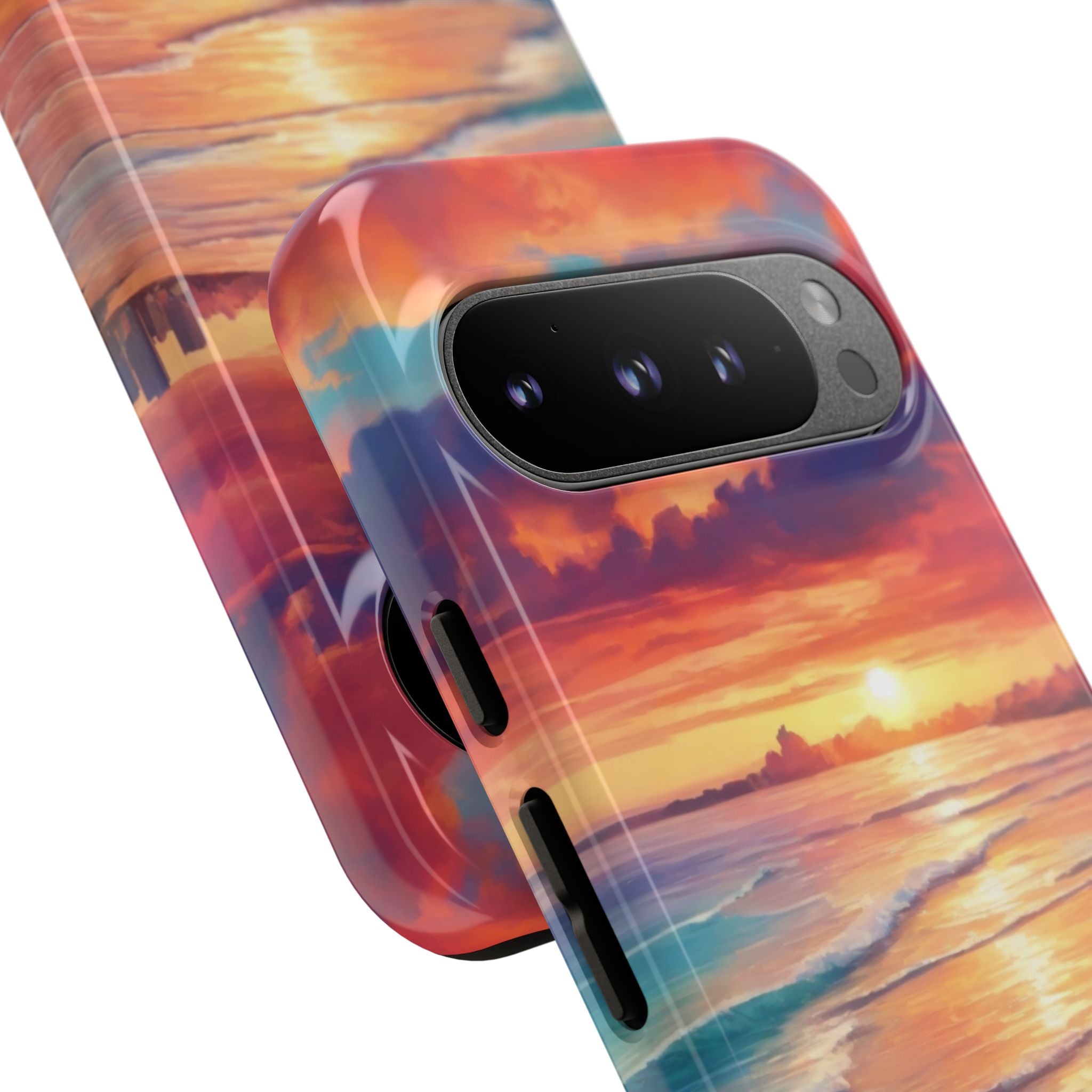 Crimson Shore Horizon · Tough Phone Case for Google Pixel