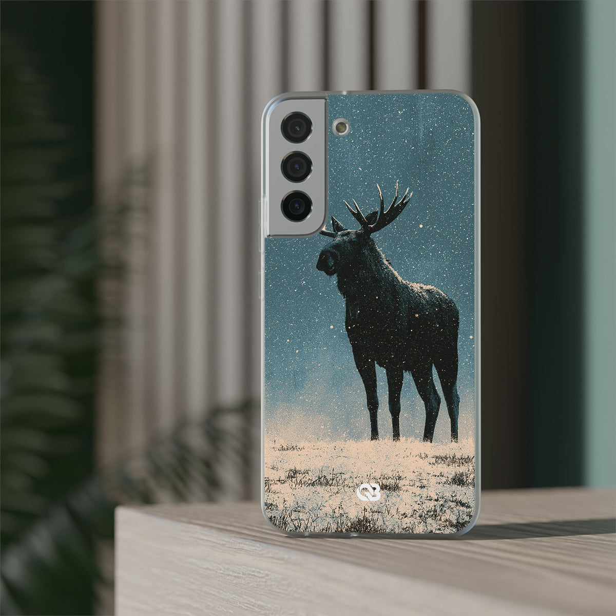 Nordic Boreal Moose · Lite Phone Case for Samsung · Blue