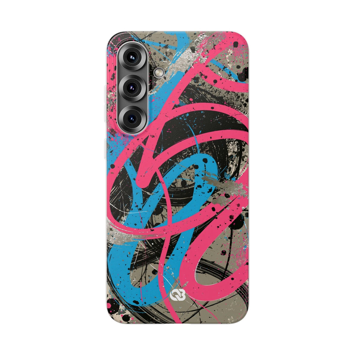 Cyber Splatter Flow · Lite Phone Case for Samsung · Pink
