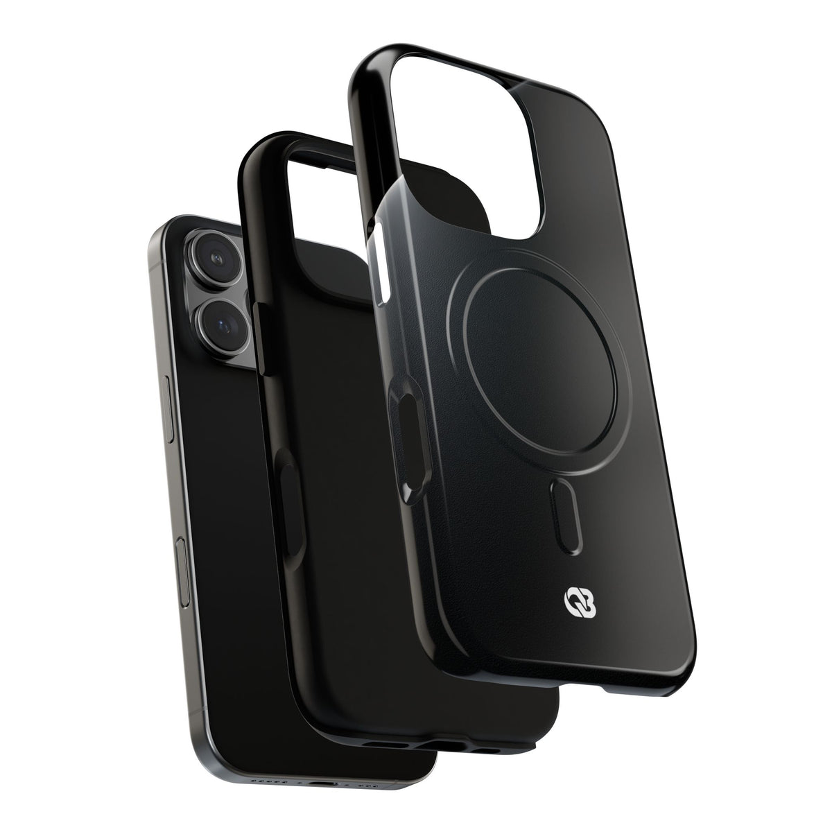 Black Tough 2.0 Magsafe Phone Case for iPhone - Obsidian Lunar Arch