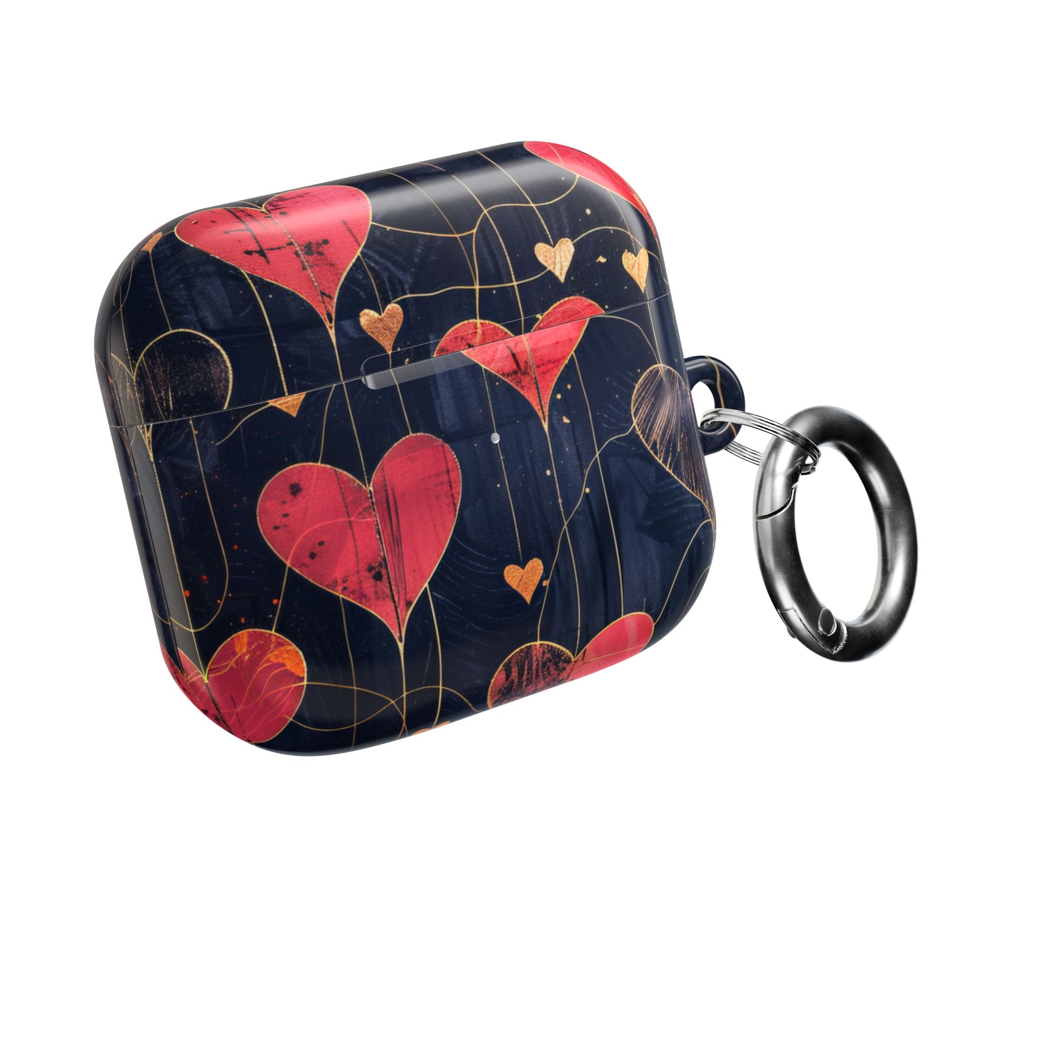 Textured Heart Grid - AirPods Case