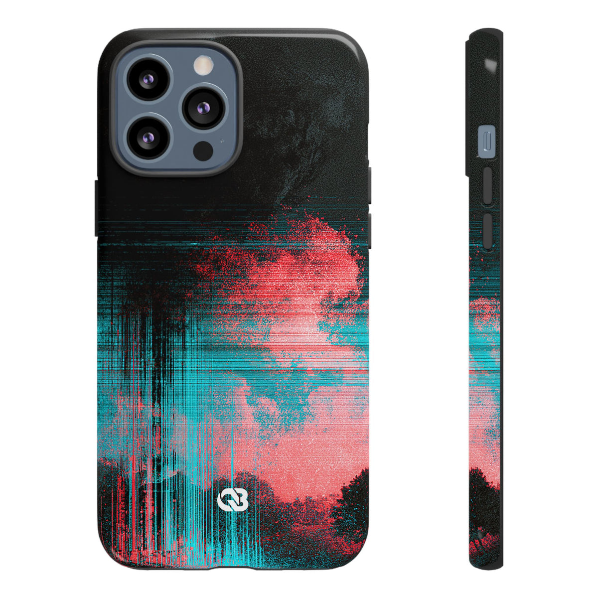 Digital Signal Drift · Tough Phone Case for iPhone · Black