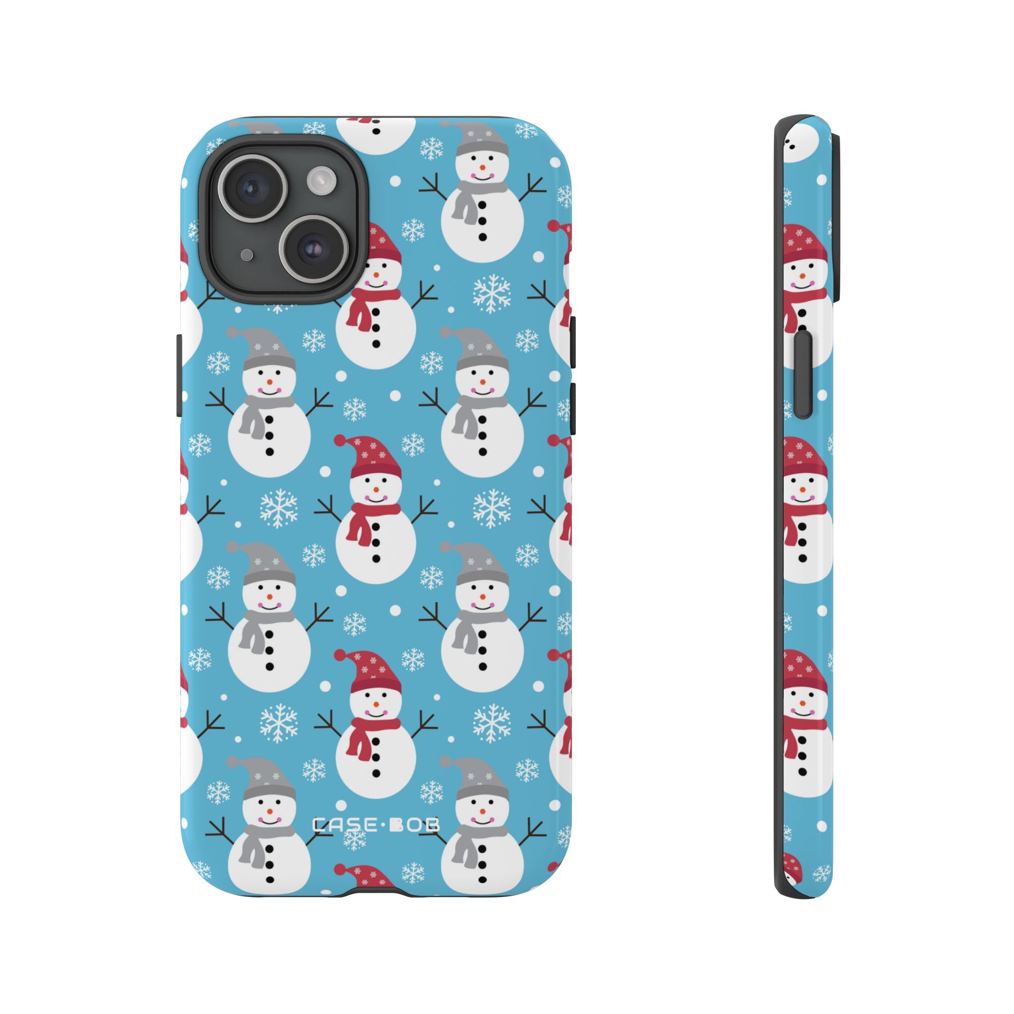 Snowman Parade iPhone 15 Plus Case - Tough