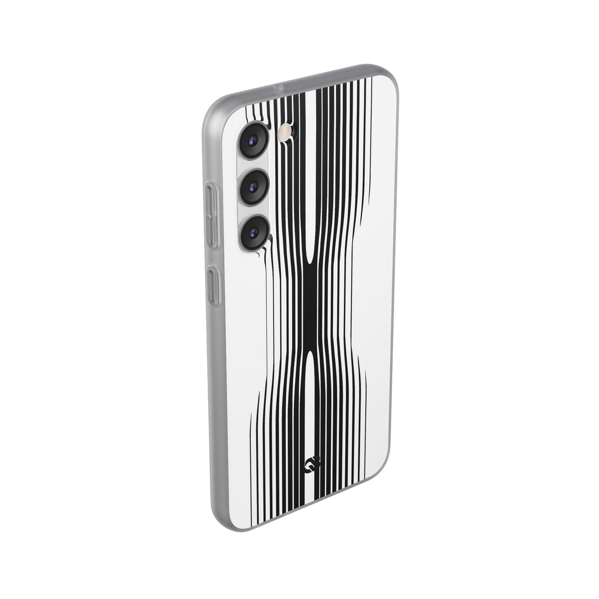 White Lite Phone Case for Samsung - Kinetic Mono Distortion